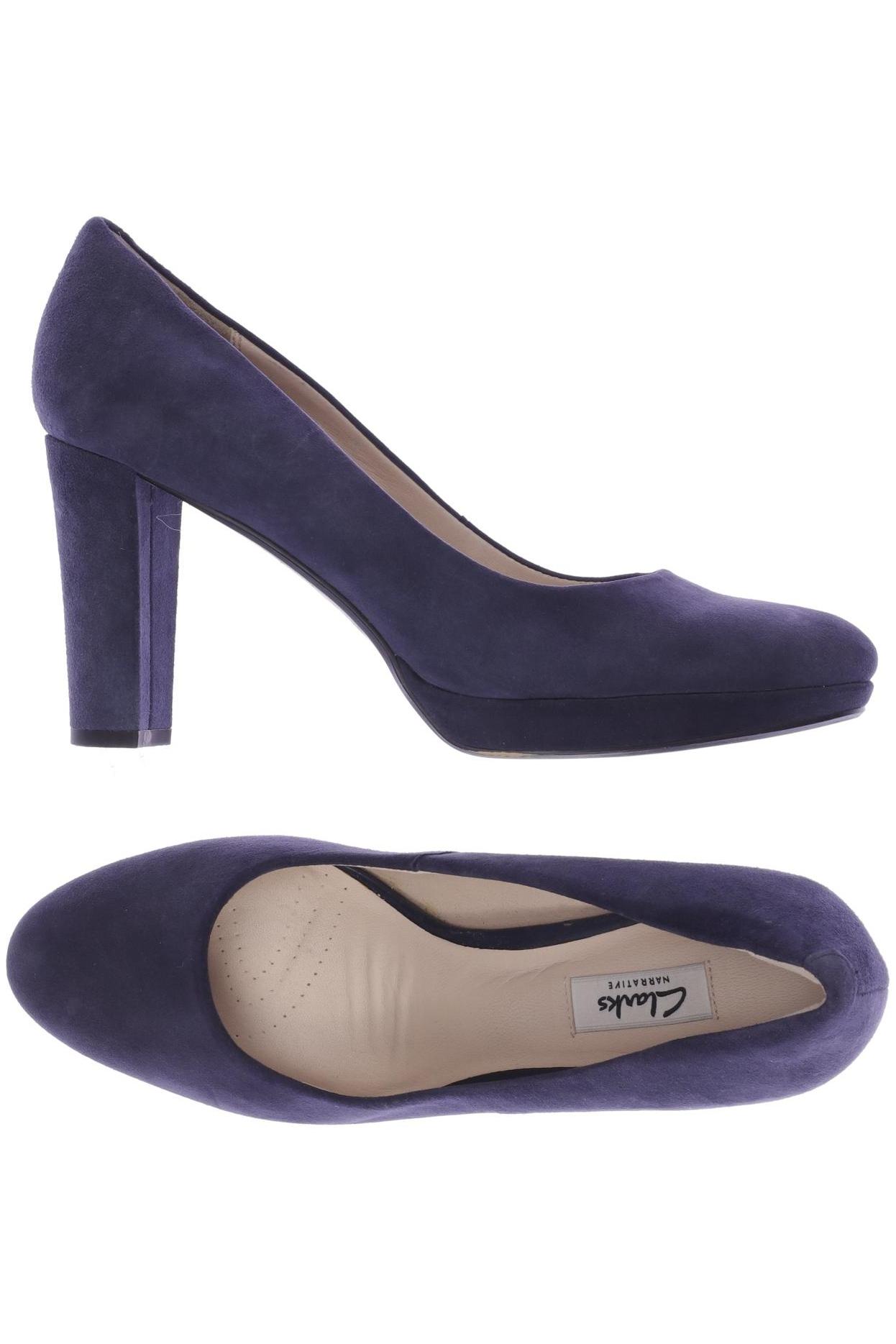 

Clarks Damen Pumps, marineblau, Gr. 40