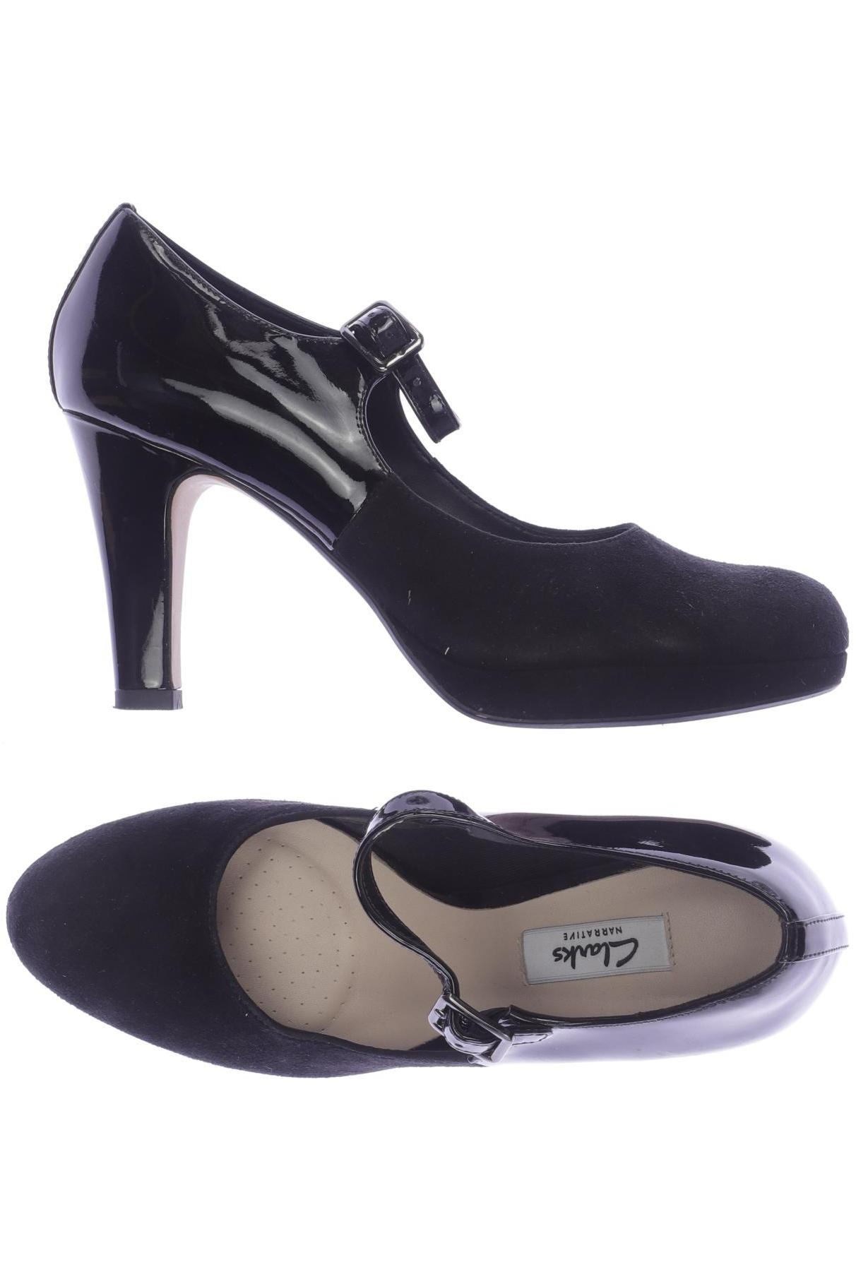 

Clarks Damen Pumps, schwarz, Gr. 5