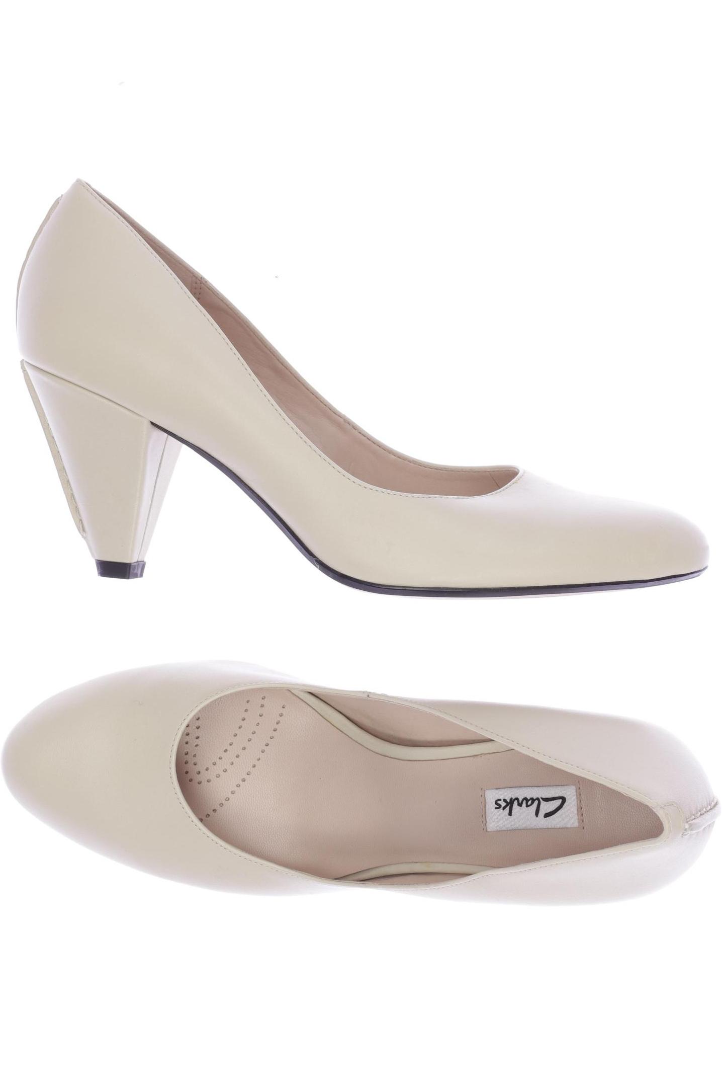 

Clarks Damen Pumps, cremeweiß, Gr. 6.5