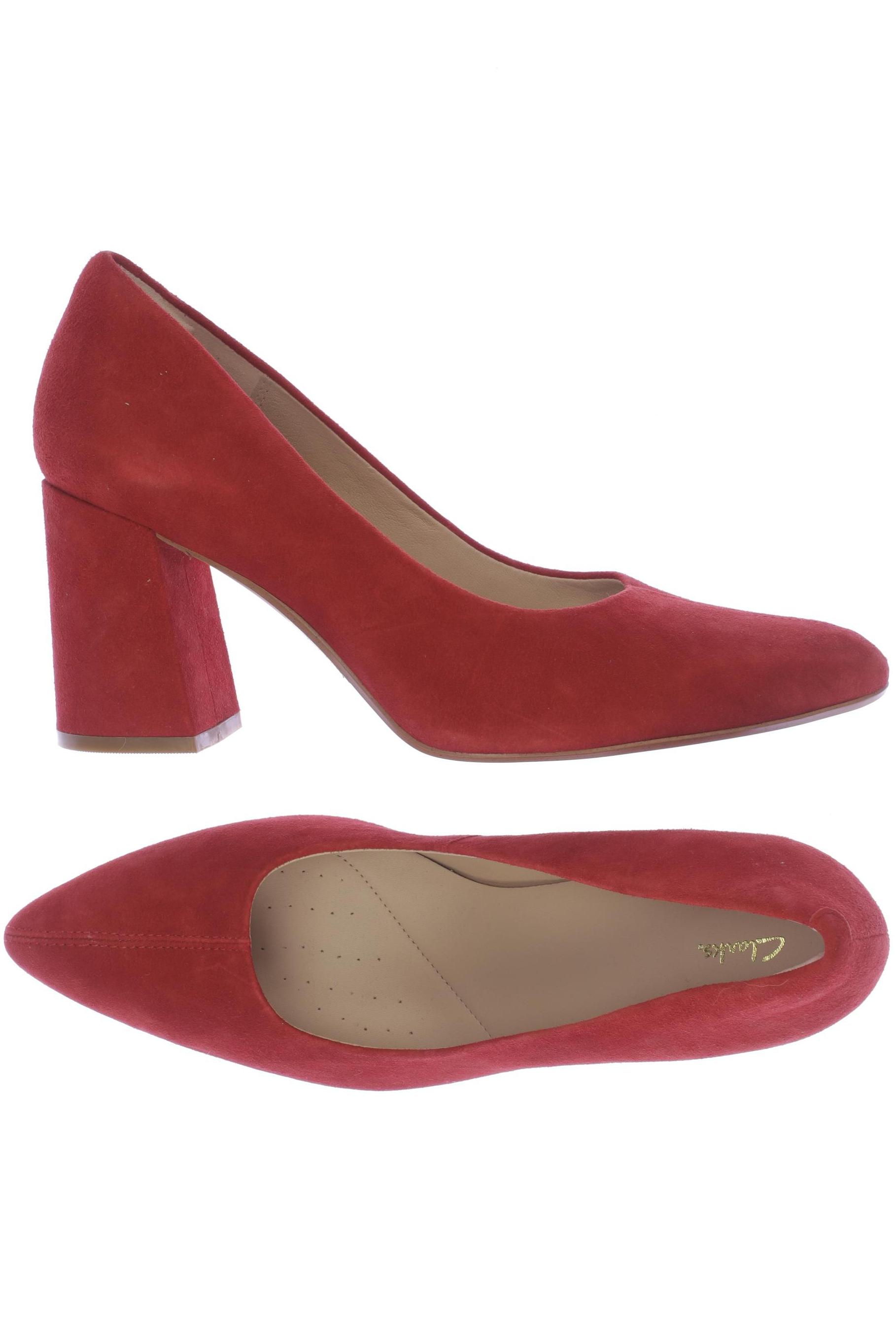

Clarks Damen Pumps, rot, Gr. 41