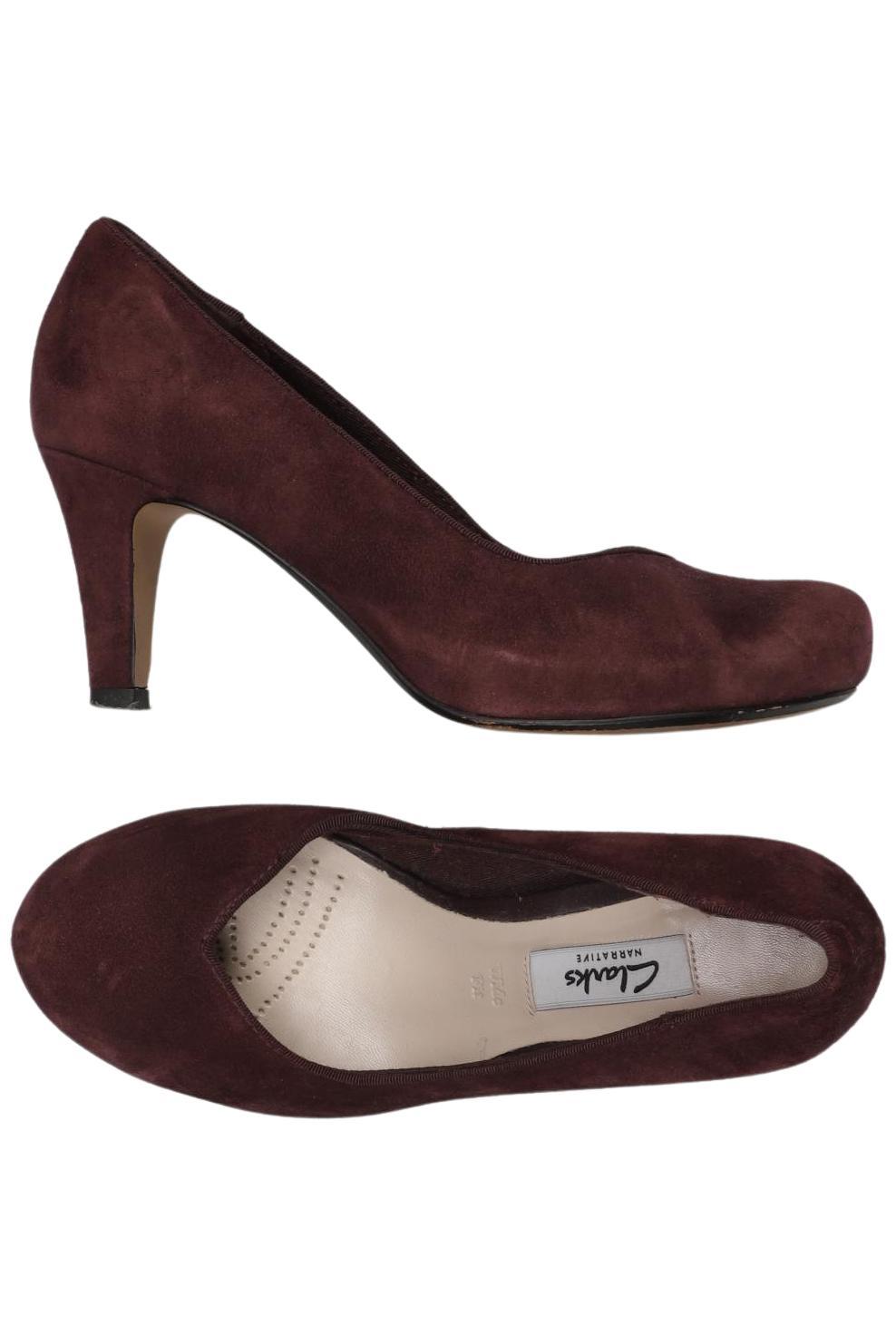 

Clarks Damen Pumps, bordeaux, Gr. 3.5