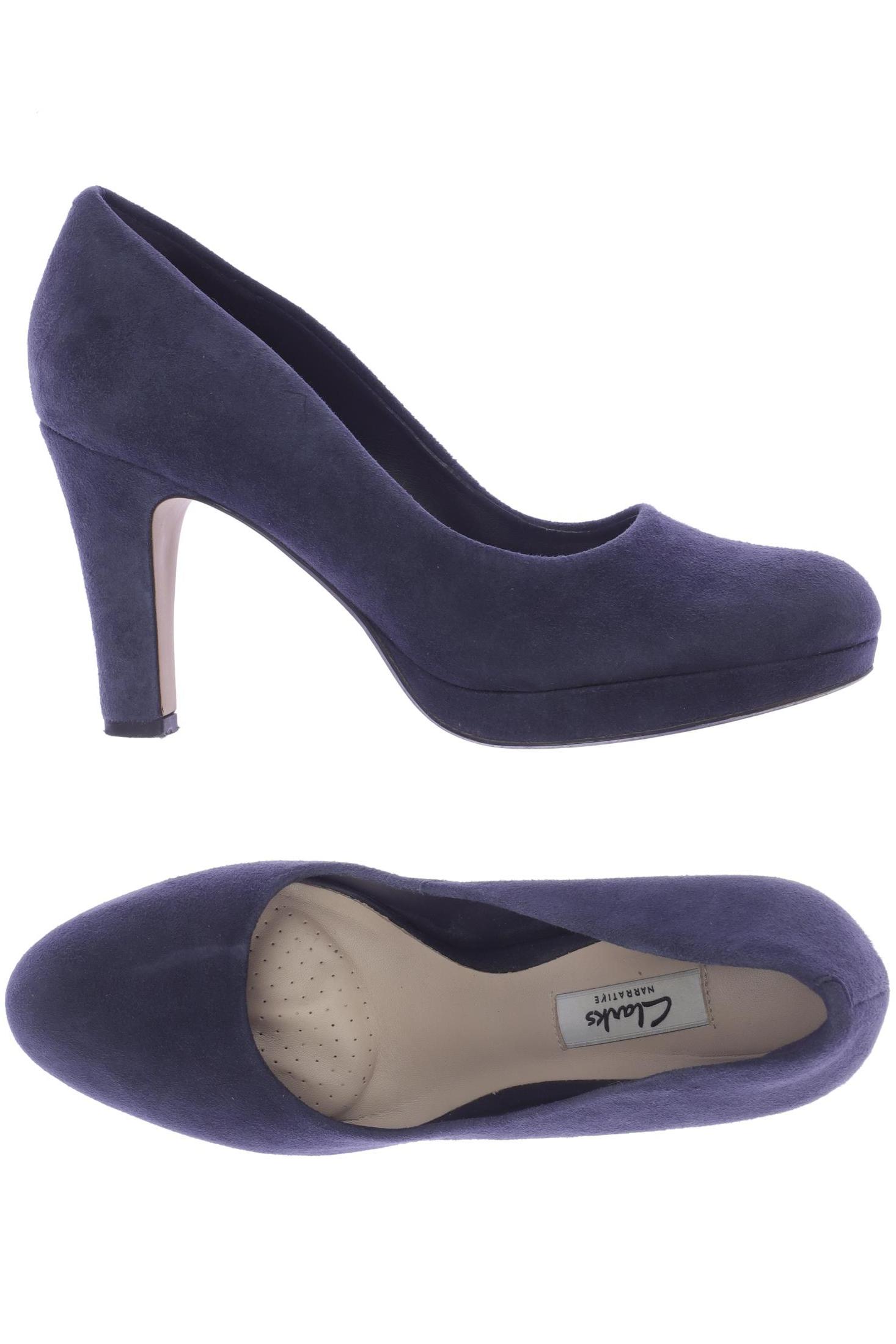 

Clarks Damen Pumps, blau, Gr. 40