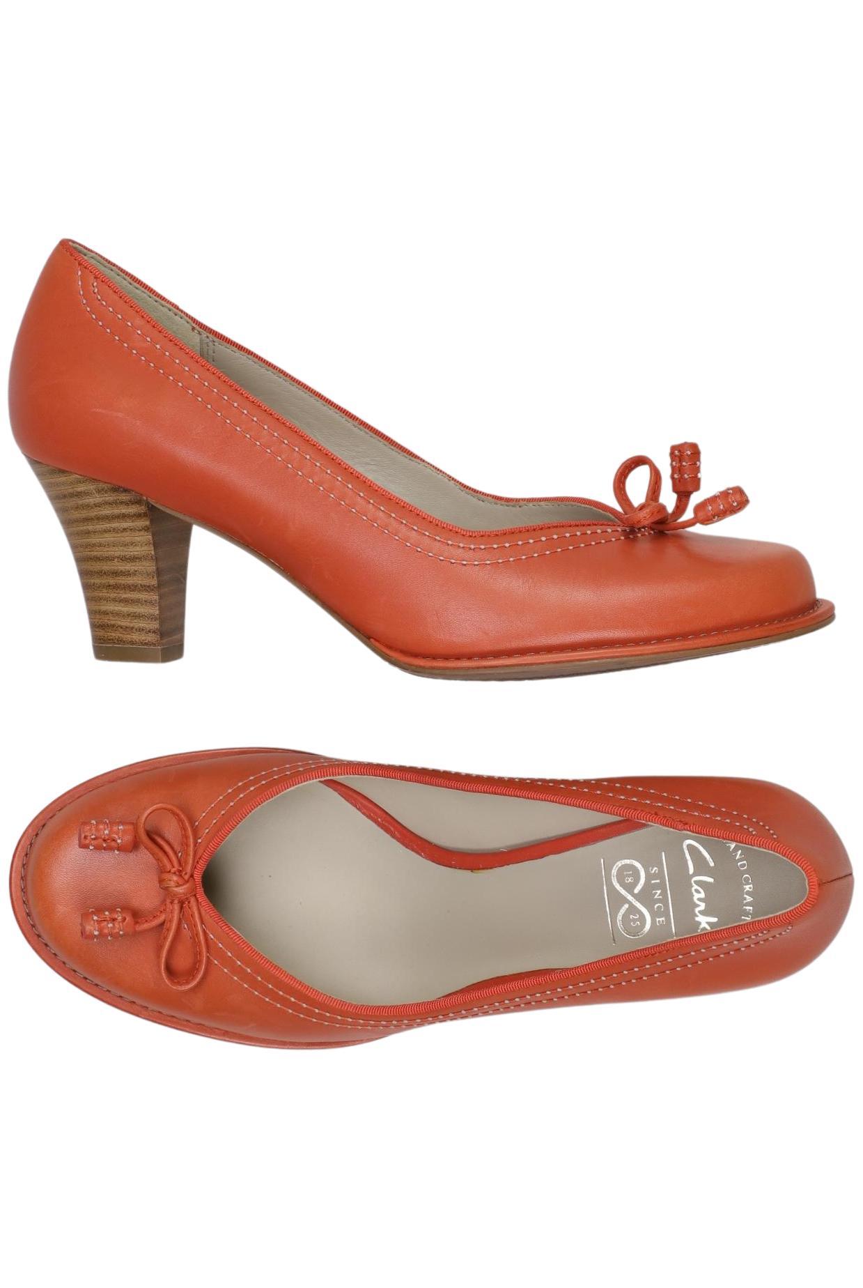 

Clarks Damen Pumps, orange, Gr. 4.5