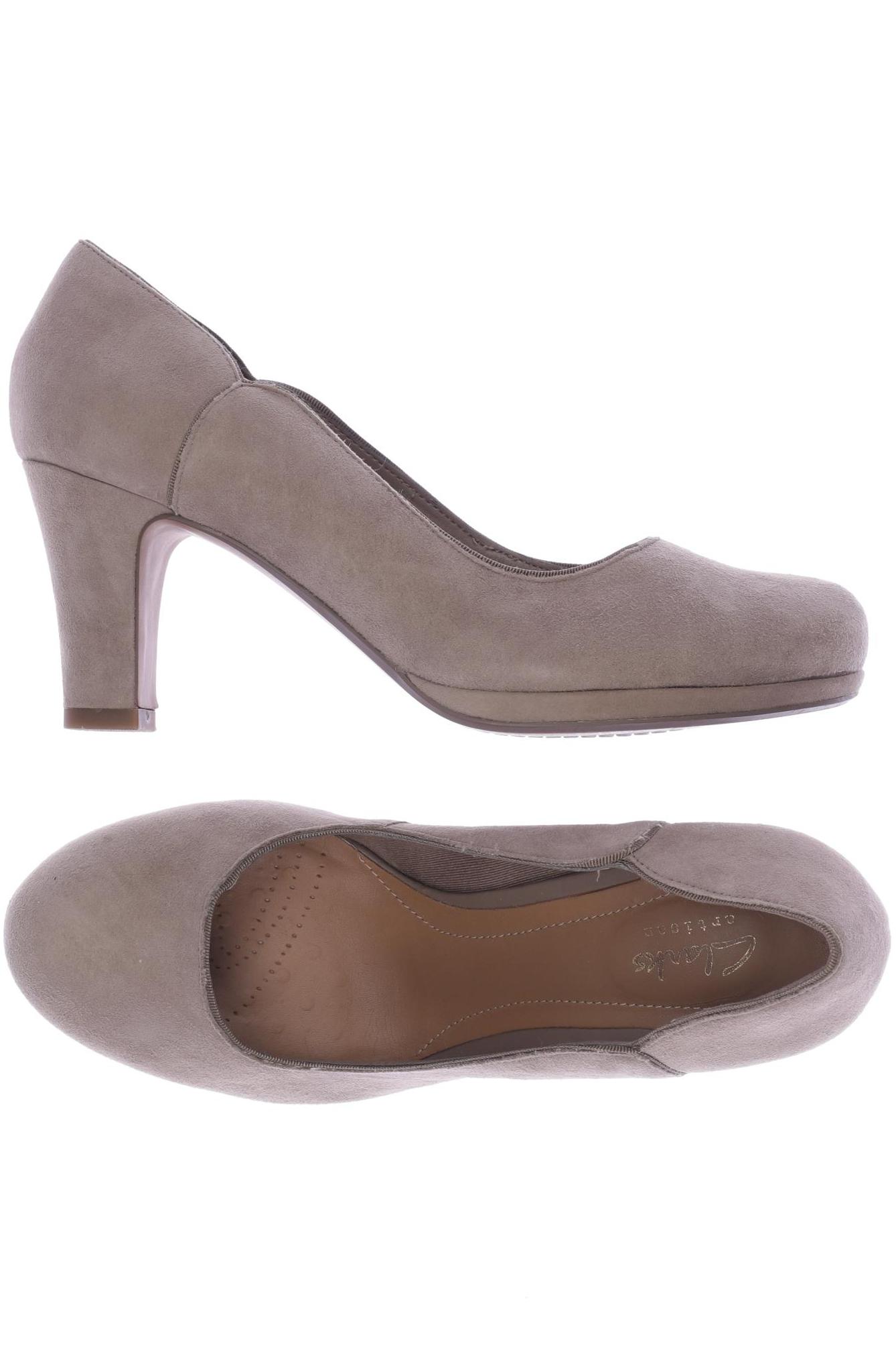

Clarks Damen Pumps, beige, Gr. 38