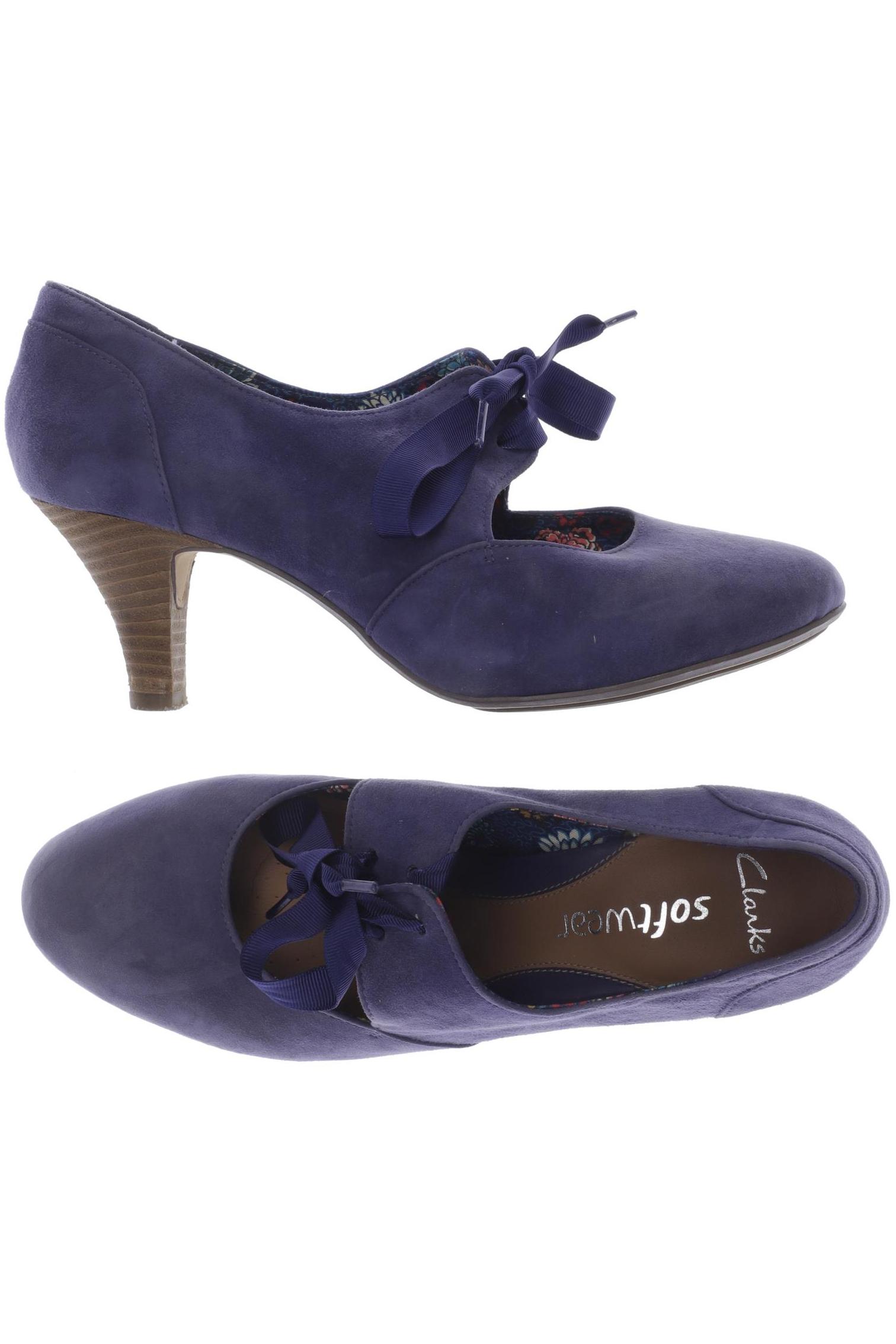

Clarks Damen Pumps, blau, Gr. 5.5