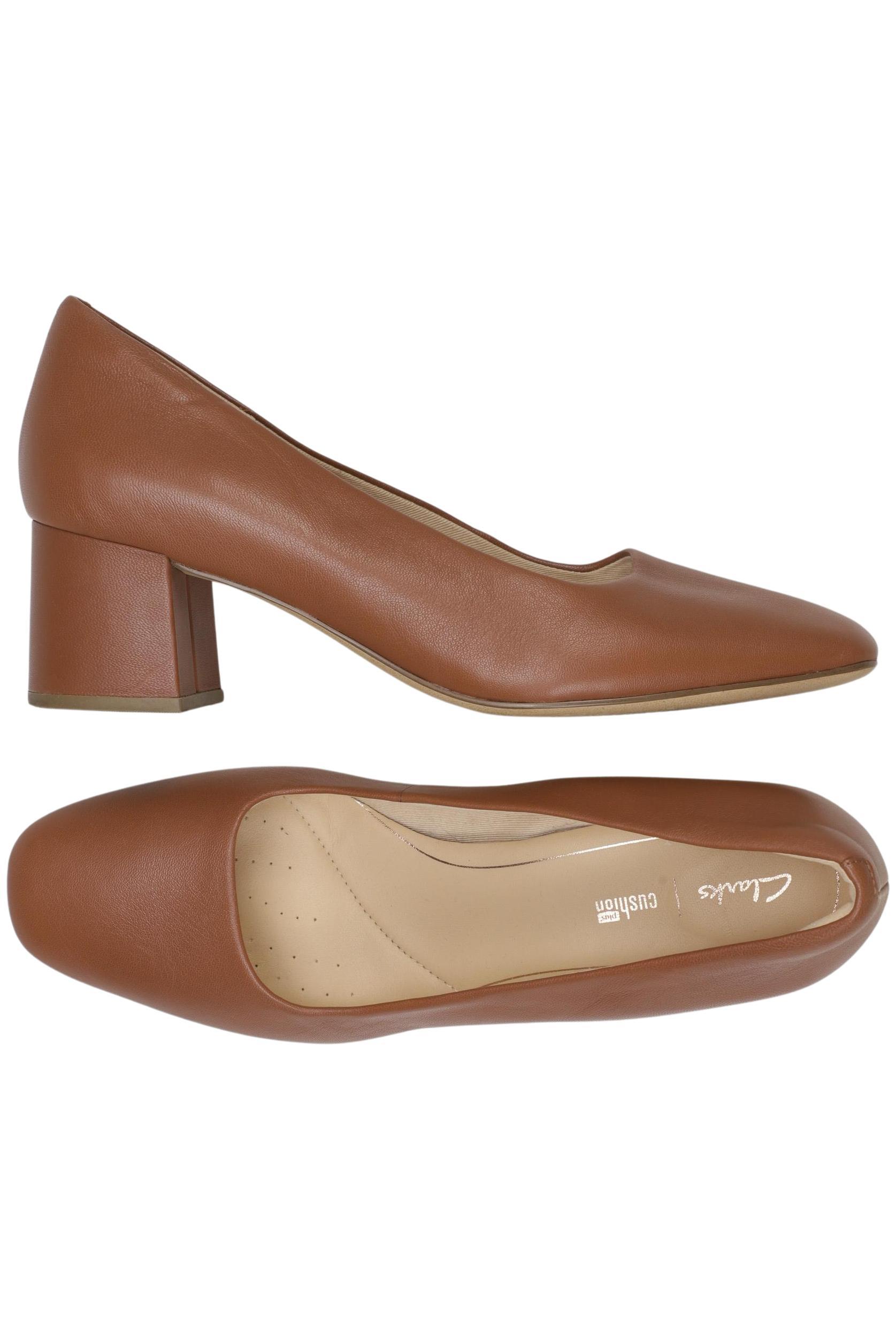 

Clarks Damen Pumps, braun, Gr. 41.5