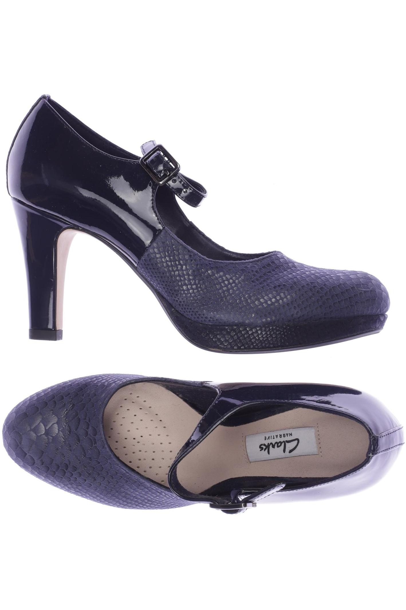 

Clarks Damen Pumps, blau, Gr. 37