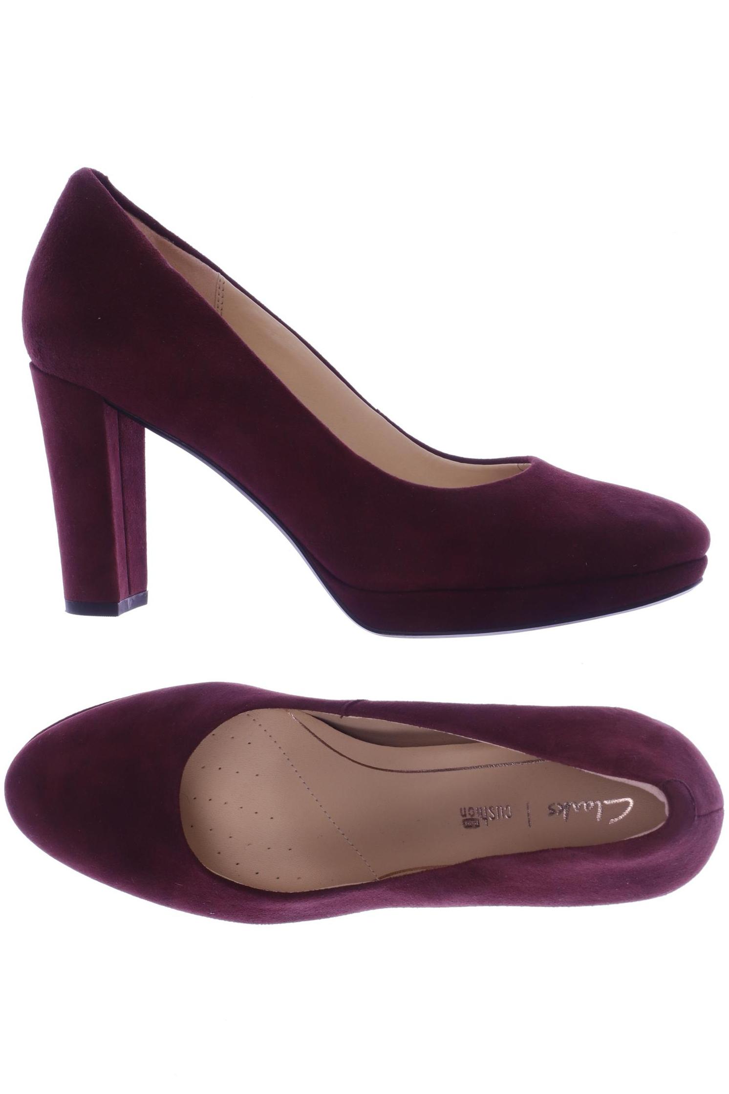 

Clarks Damen Pumps, bordeaux, Gr. 38