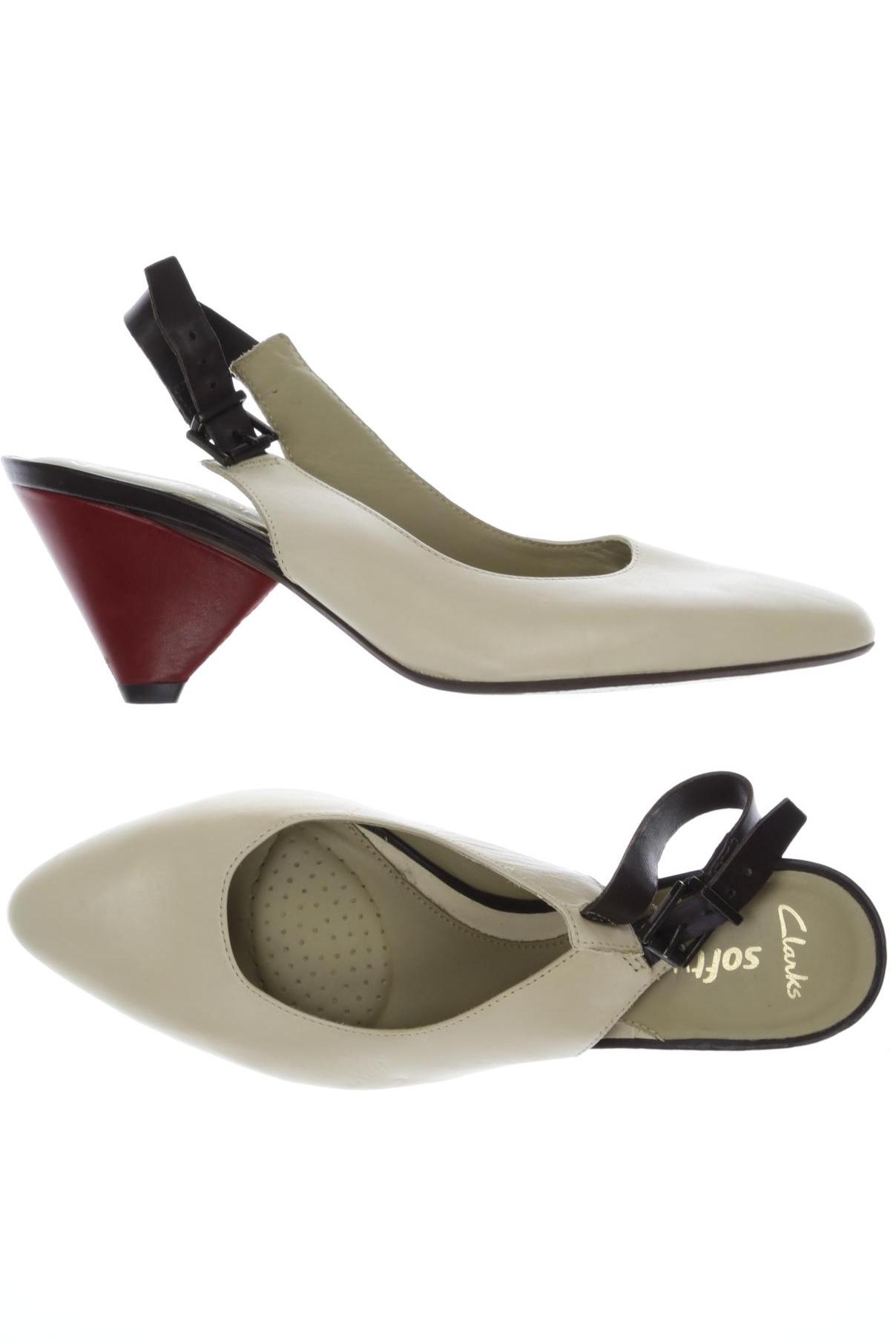

Clarks Damen Pumps, cremeweiß, Gr. 6.5