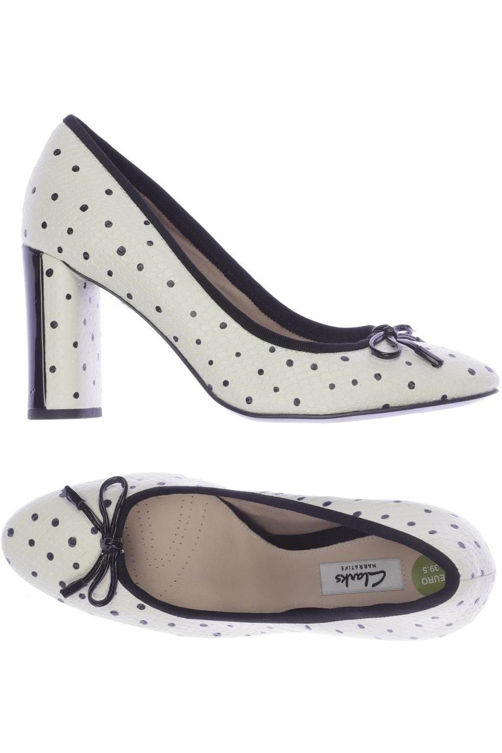 

Clarks Damen Pumps, cremeweiß, Gr. 39.5