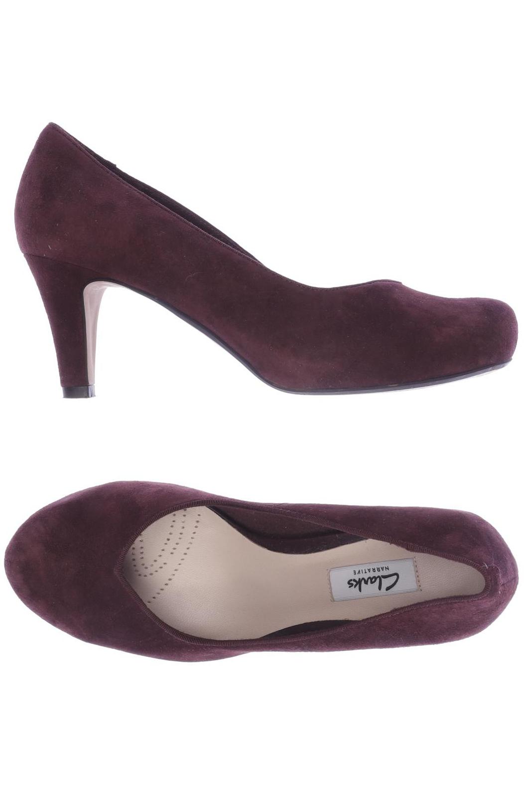 

Clarks Damen Pumps, bordeaux, Gr. 5.5