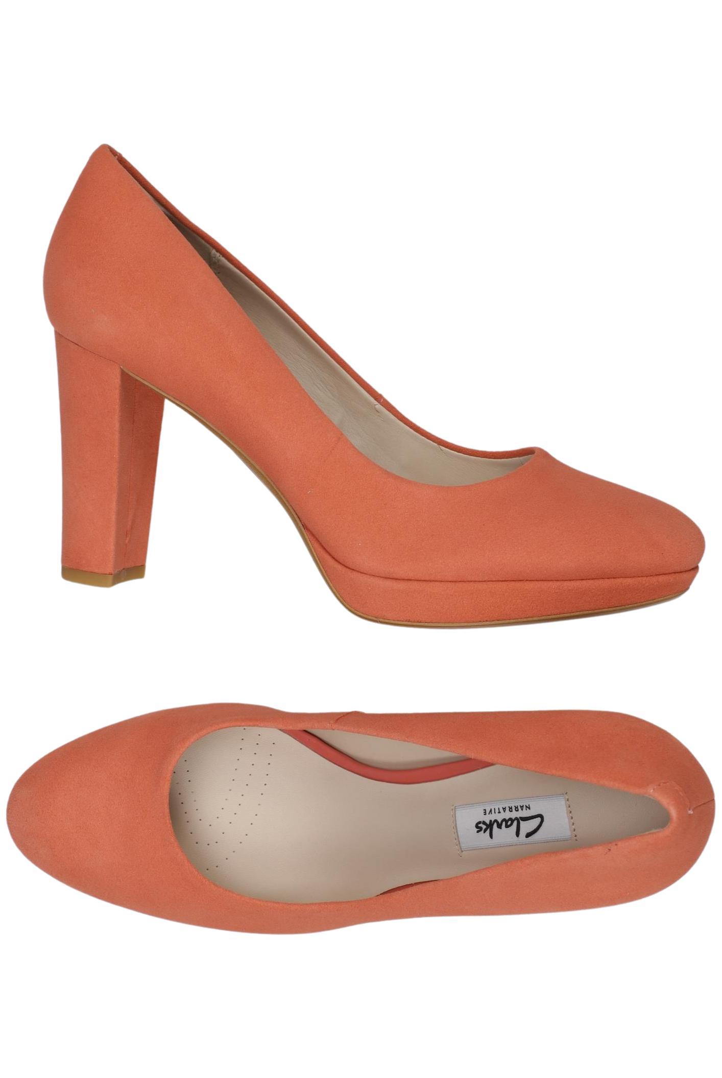 

Clarks Damen Pumps, orange, Gr. 6