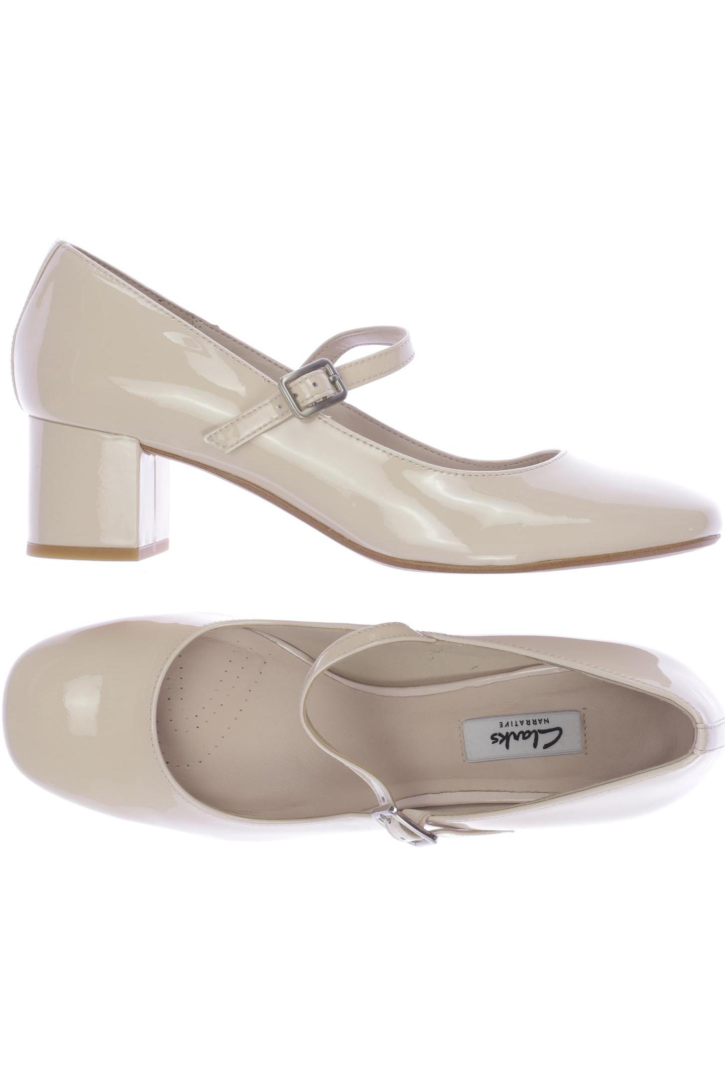 

Clarks Damen Pumps, cremeweiß