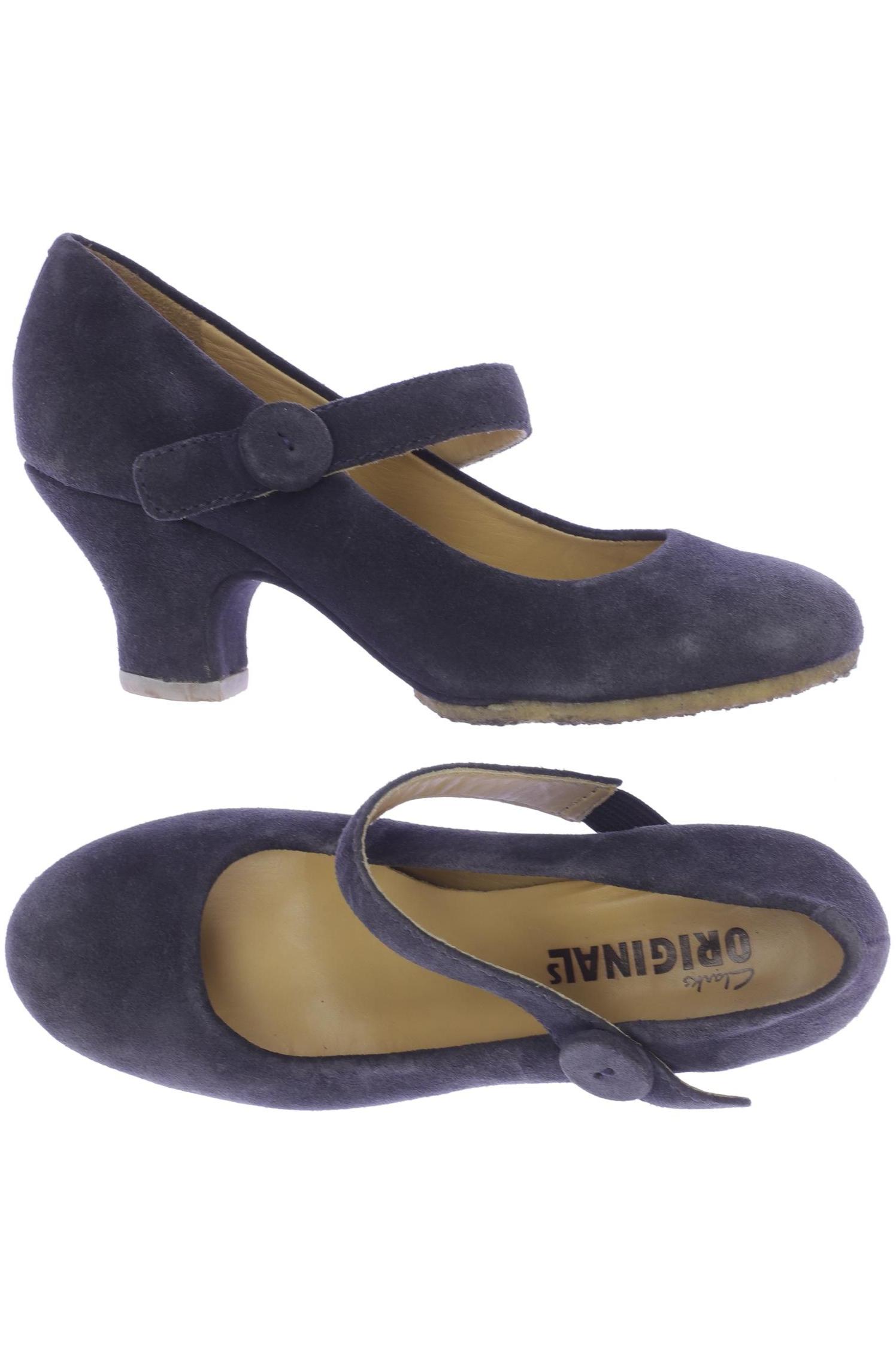 

Clarks Damen Pumps, marineblau, Gr. 5