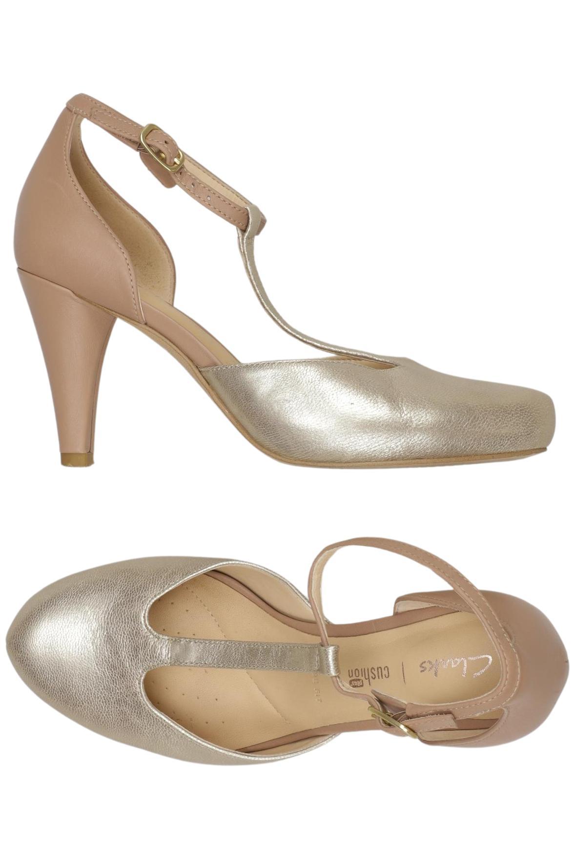 

Clarks Damen Pumps, gold, Gr. 36