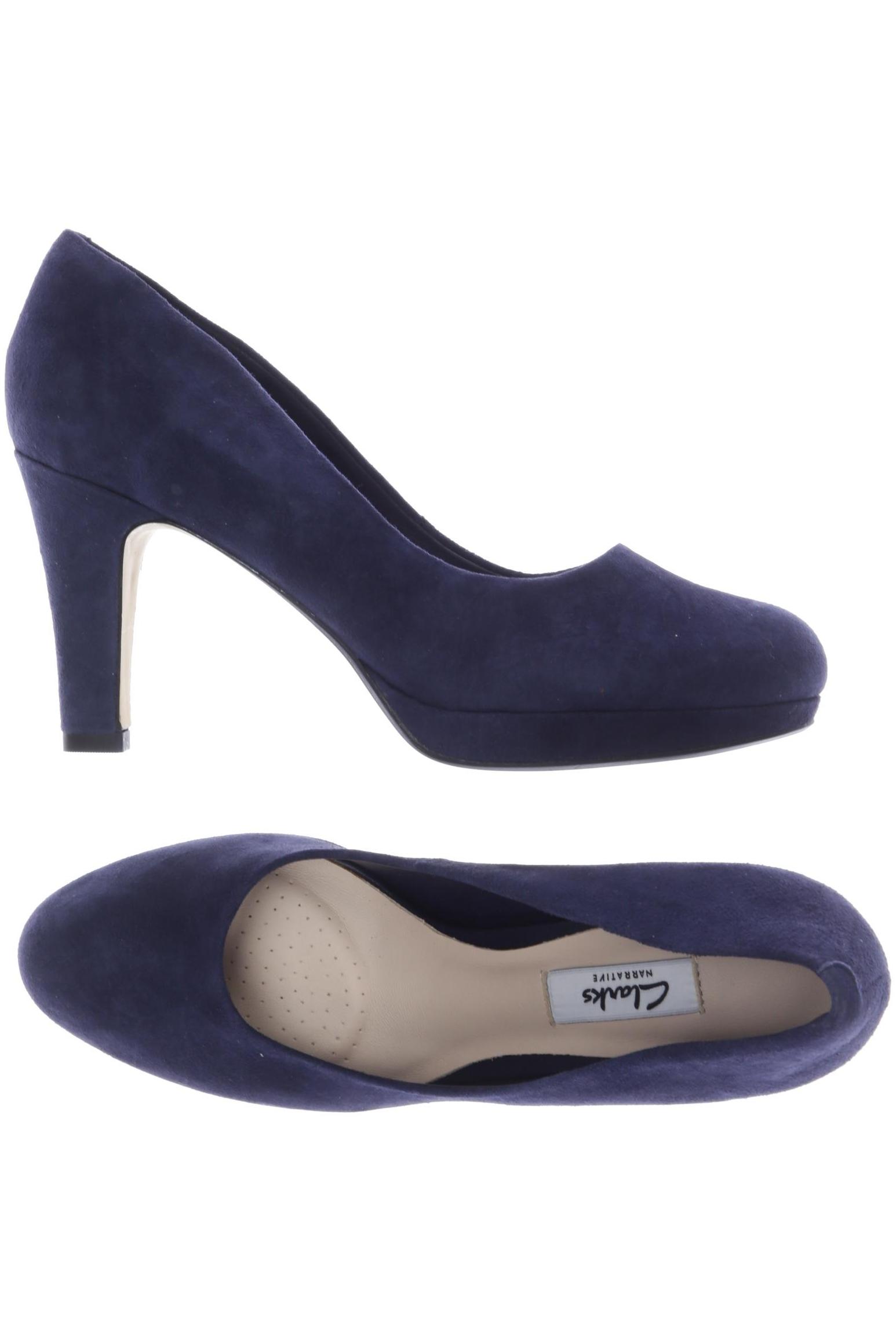 

Clarks Damen Pumps, marineblau, Gr. 39