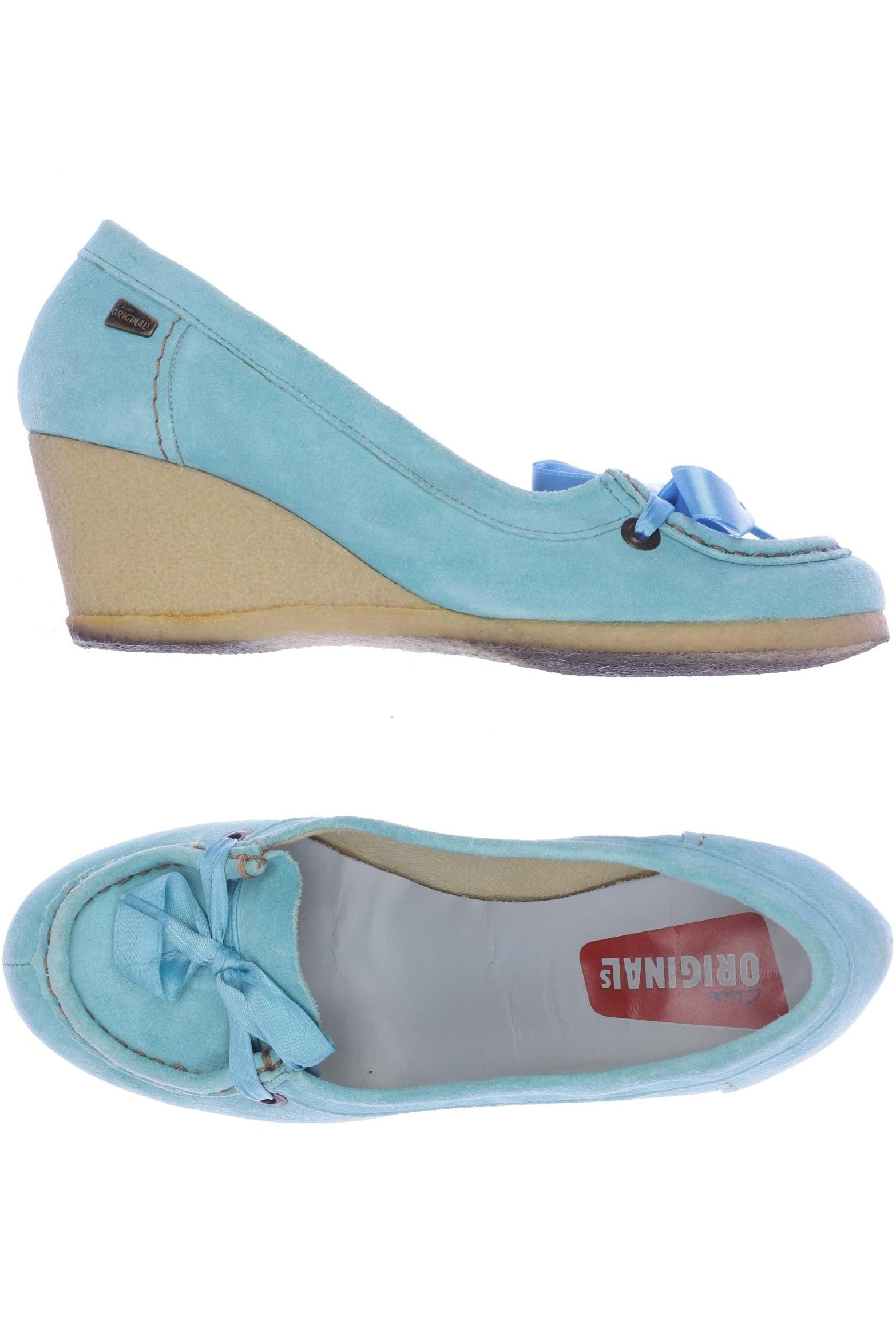 

Clarks Damen Pumps, blau, Gr. 6