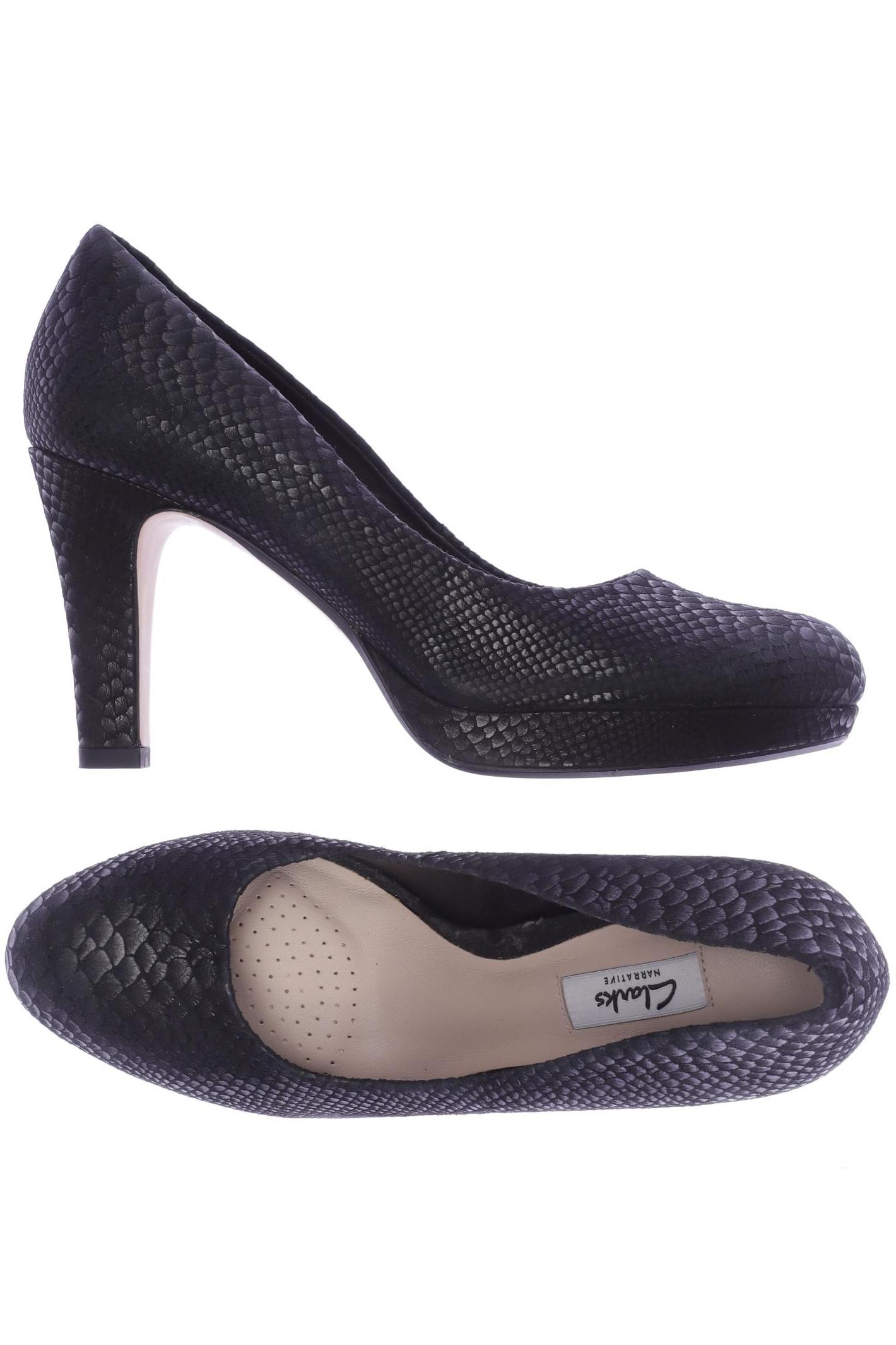 

Clarks Damen Pumps, schwarz, Gr. 41.5
