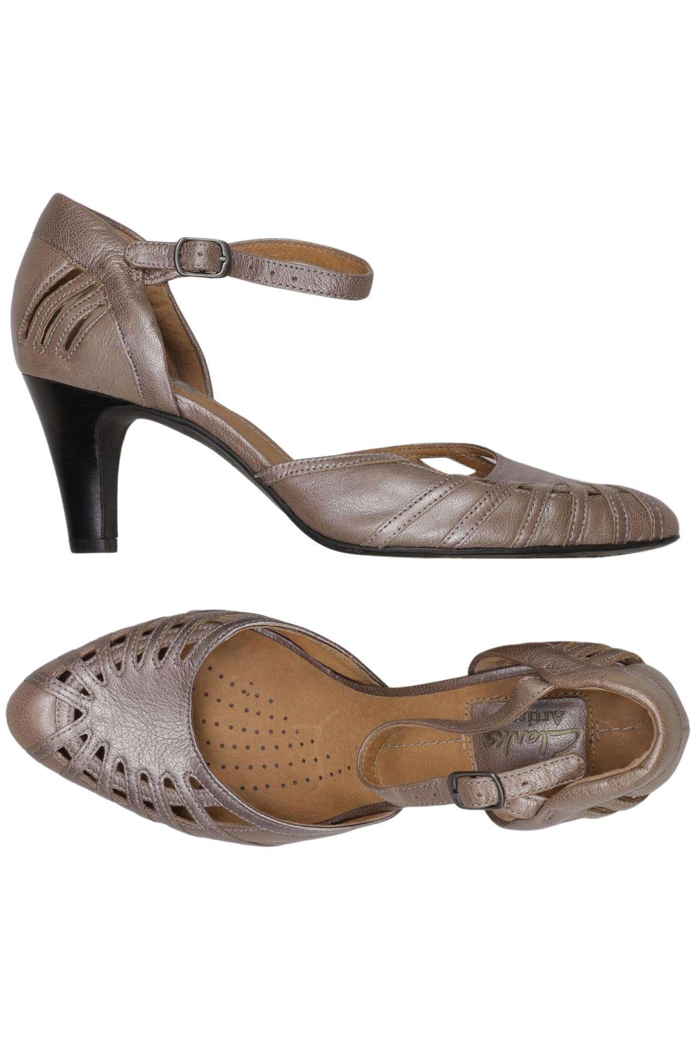 

Clarks Damen Pumps, silber, Gr. 6.5