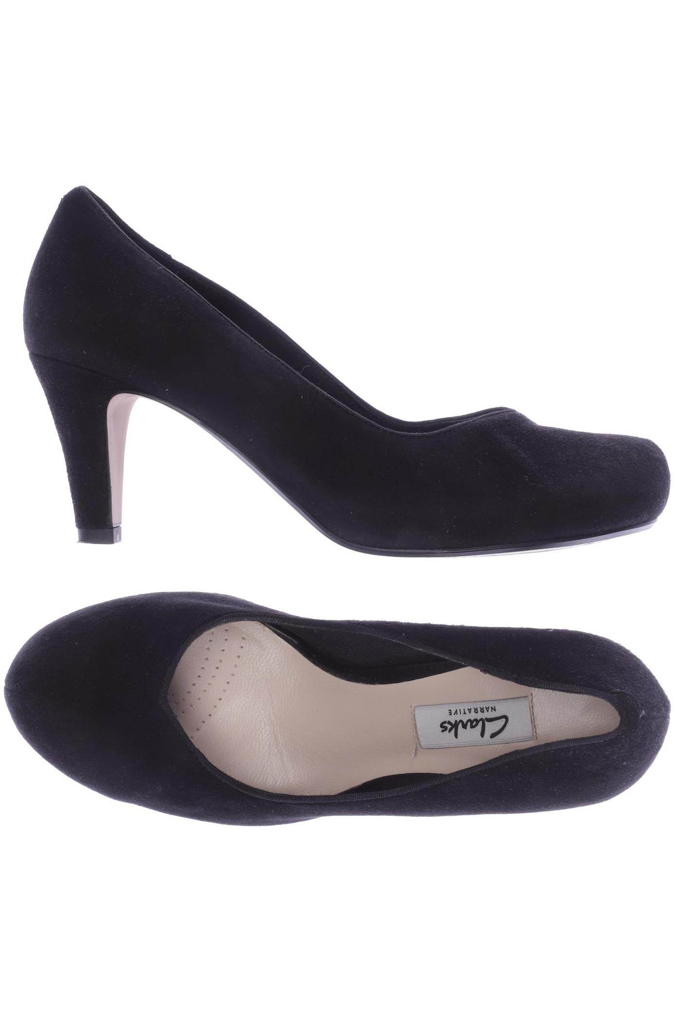 

Clarks Damen Pumps, schwarz, Gr. 5