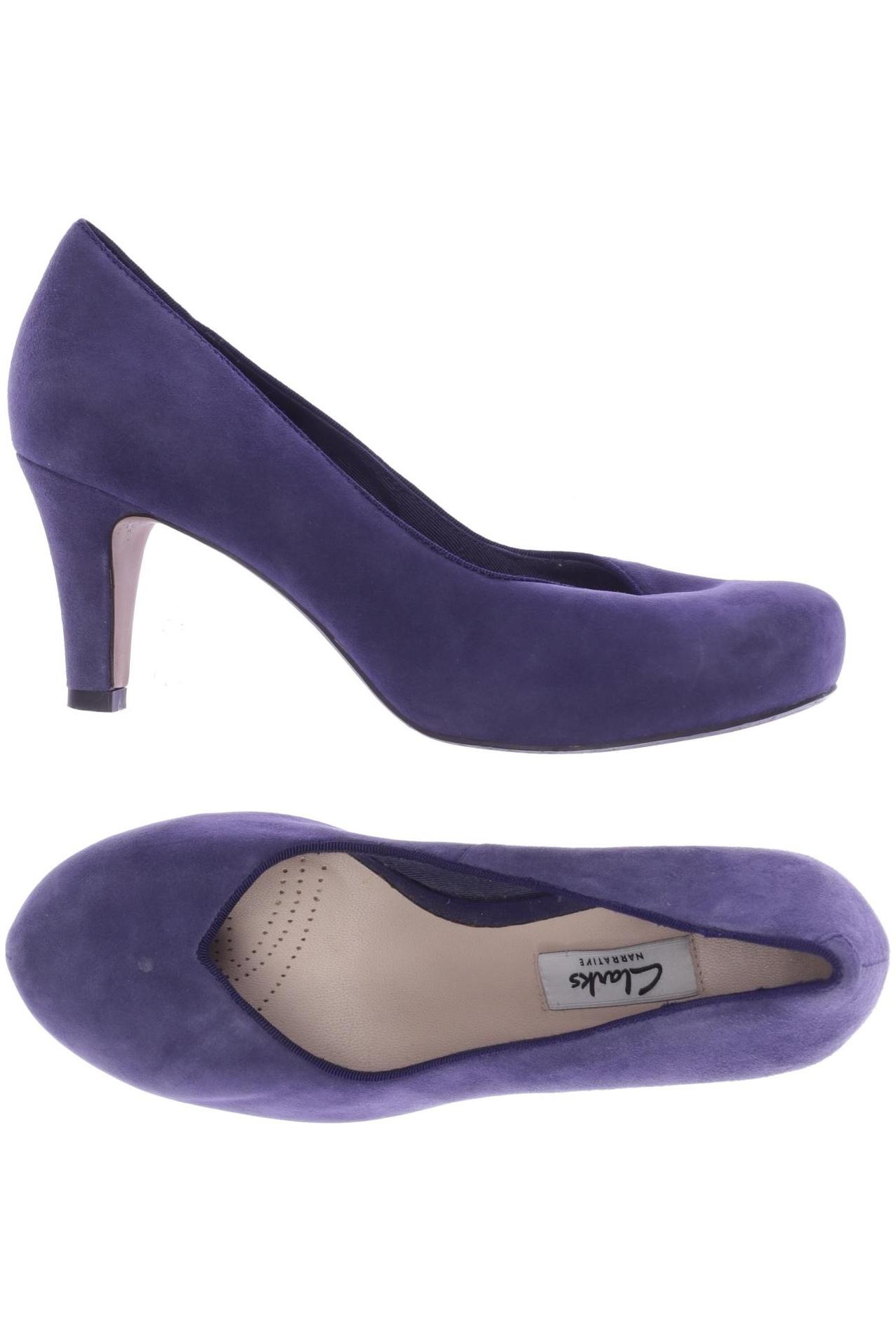 

Clarks Damen Pumps, marineblau, Gr. 4