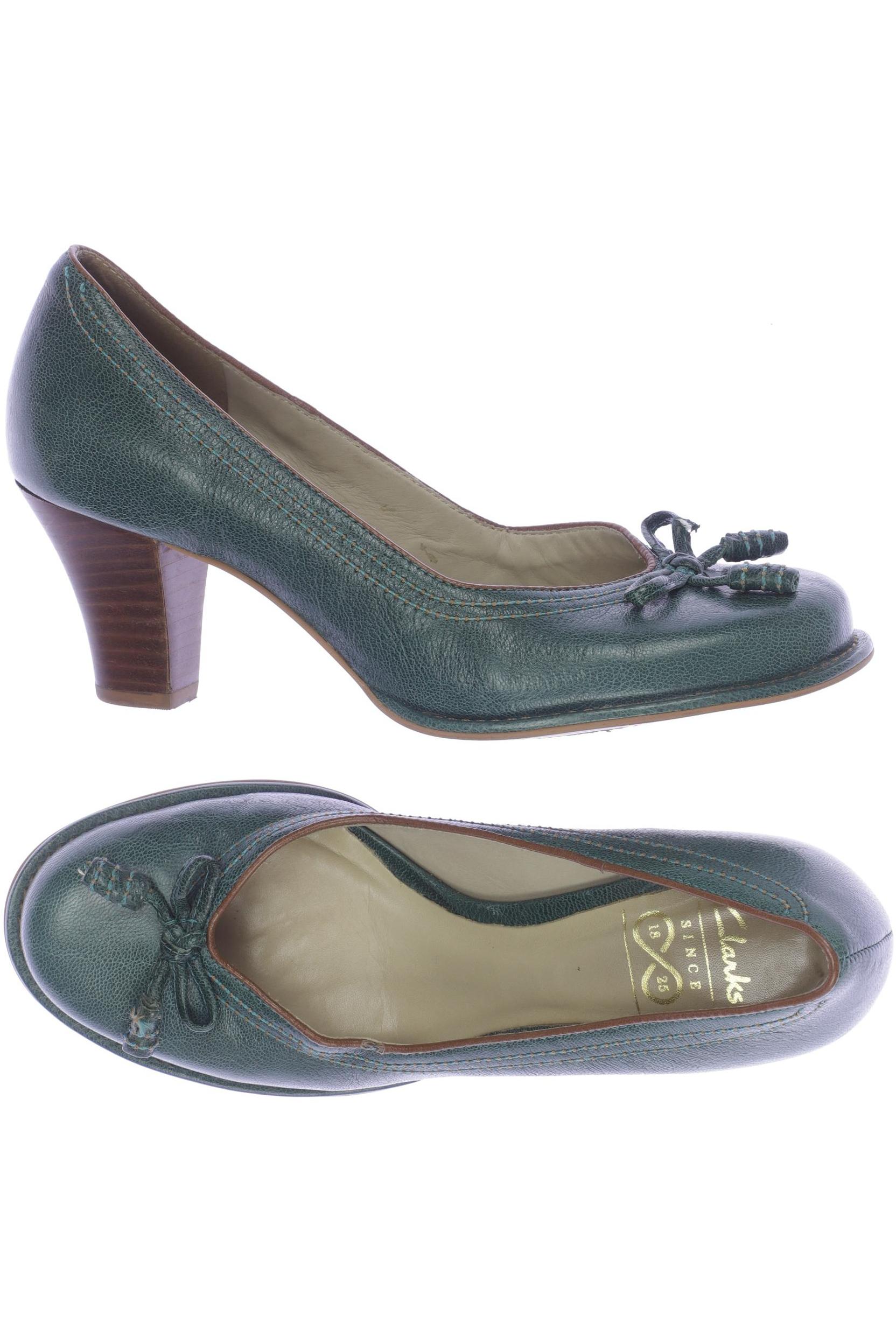 

Clarks Damen Pumps, grün, Gr. 4.5