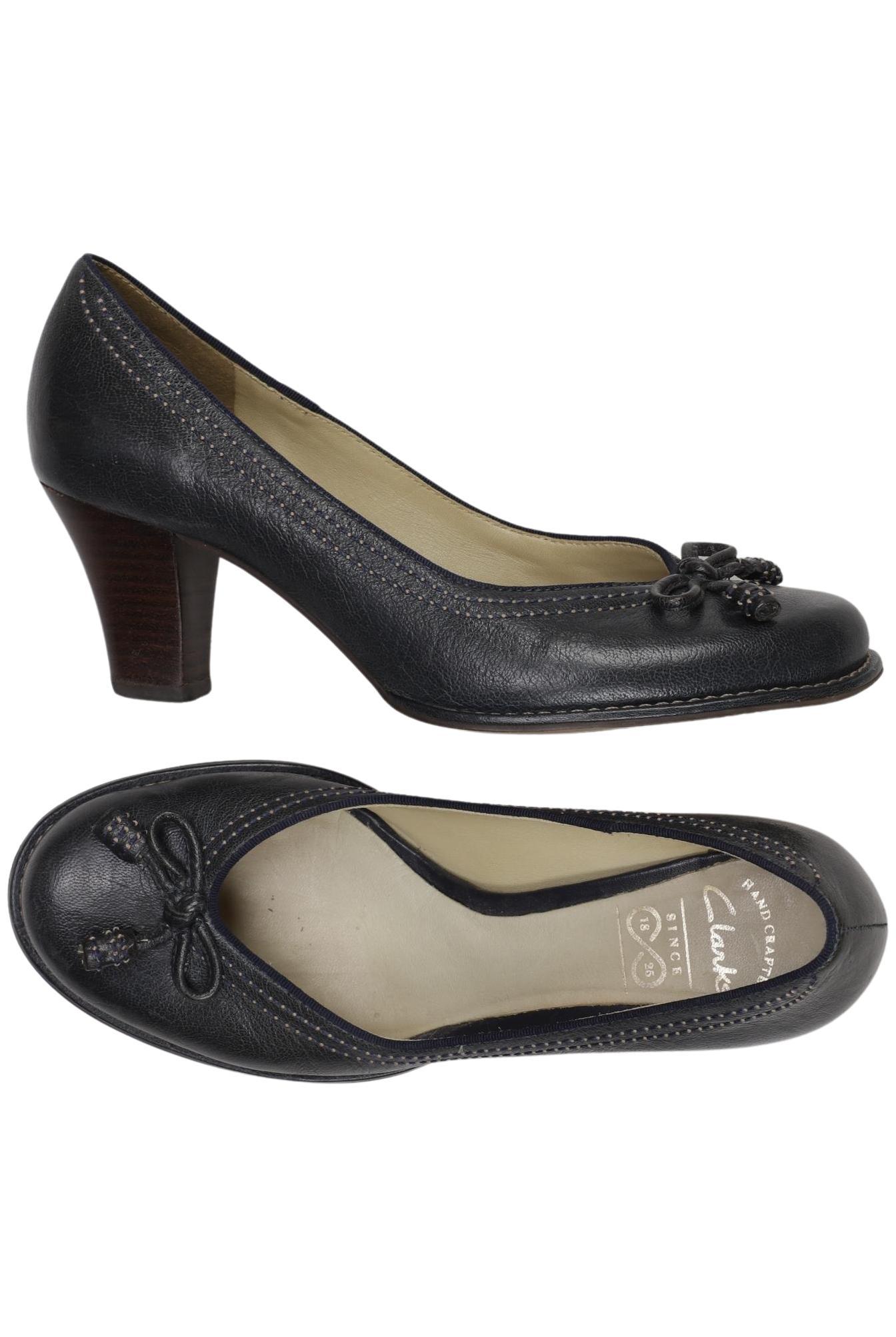 

Clarks Damen Pumps, marineblau, Gr. 4