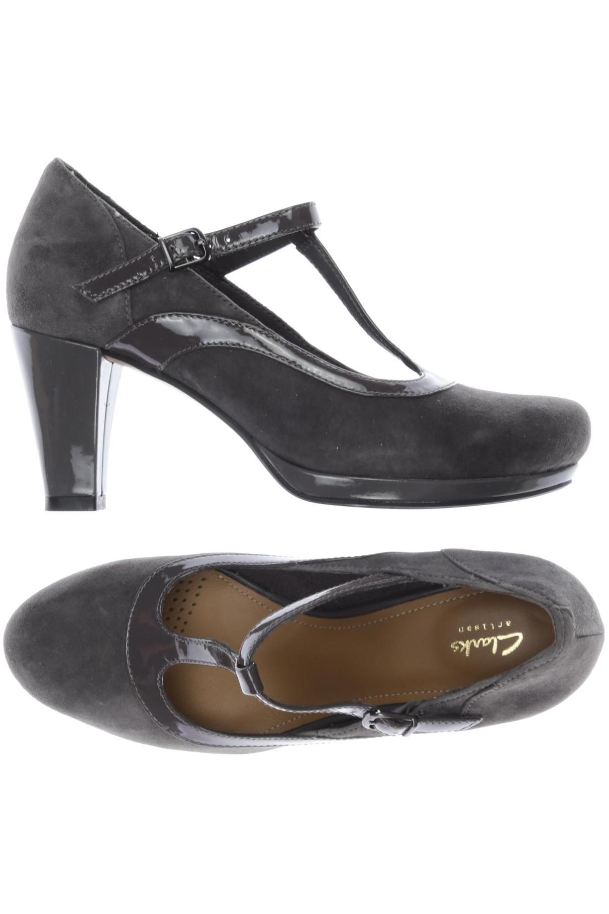 

Clarks Damen Pumps, grau, Gr. 4