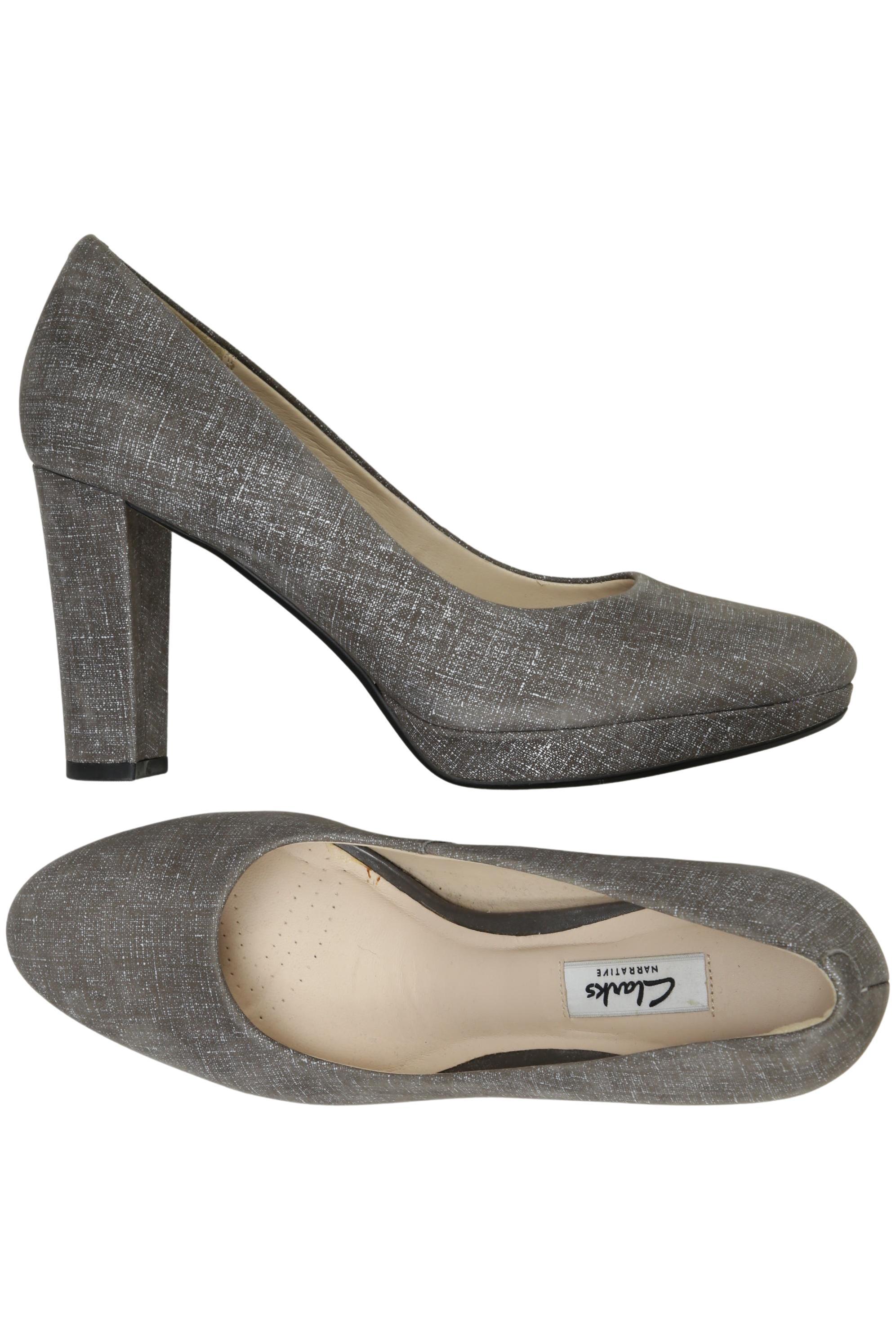

Clarks Damen Pumps, grau, Gr. 39.5
