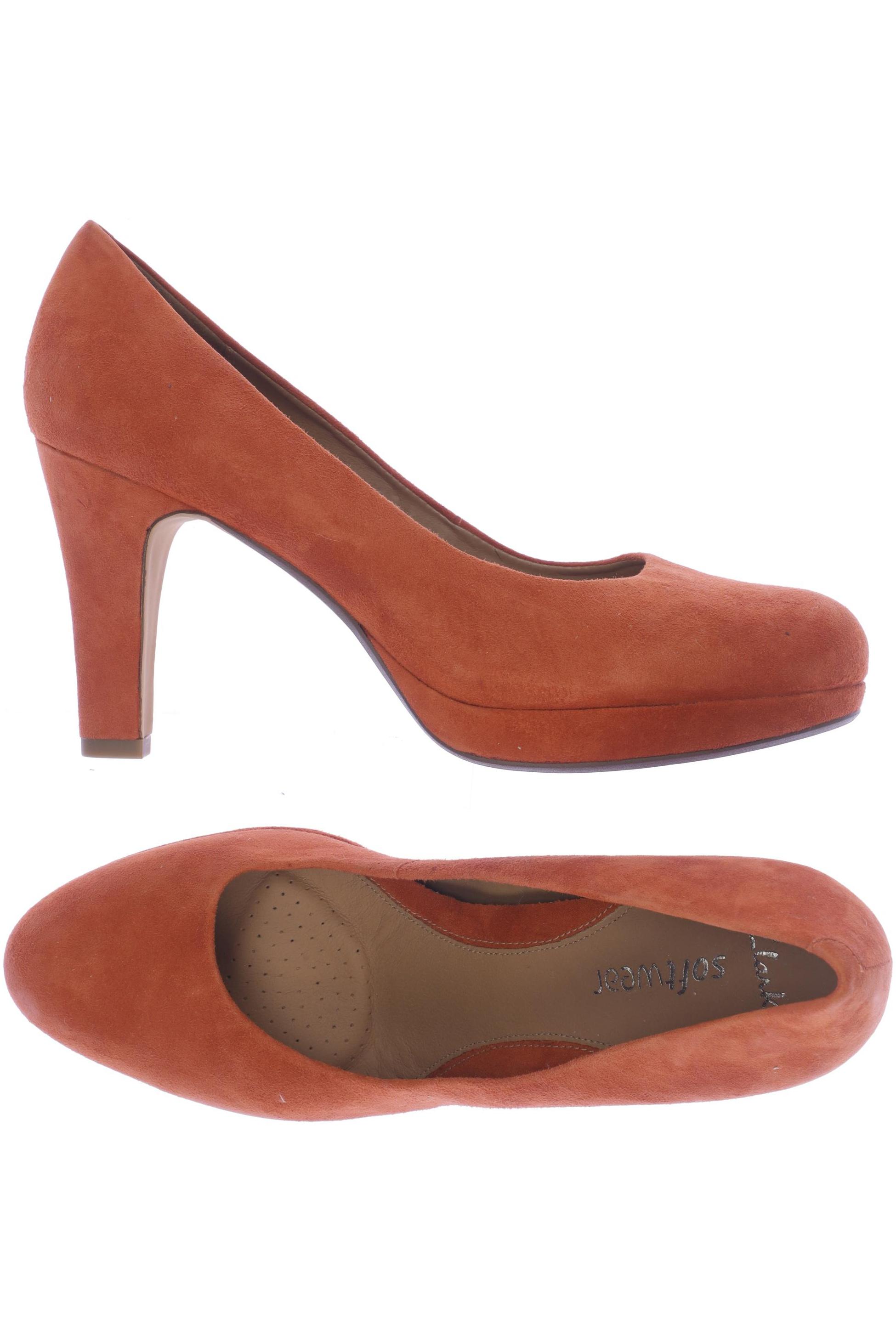 

Clarks Damen Pumps, orange, Gr. 7.5