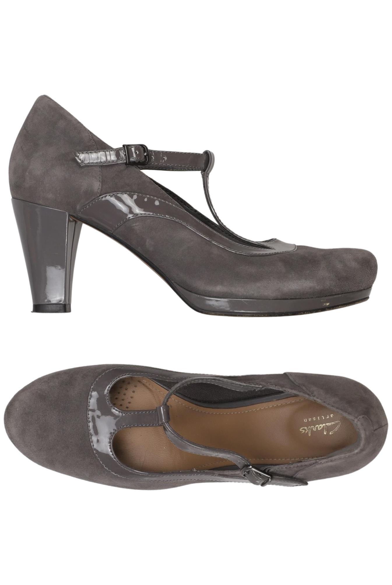 

Clarks Damen Pumps, grau, Gr. 40