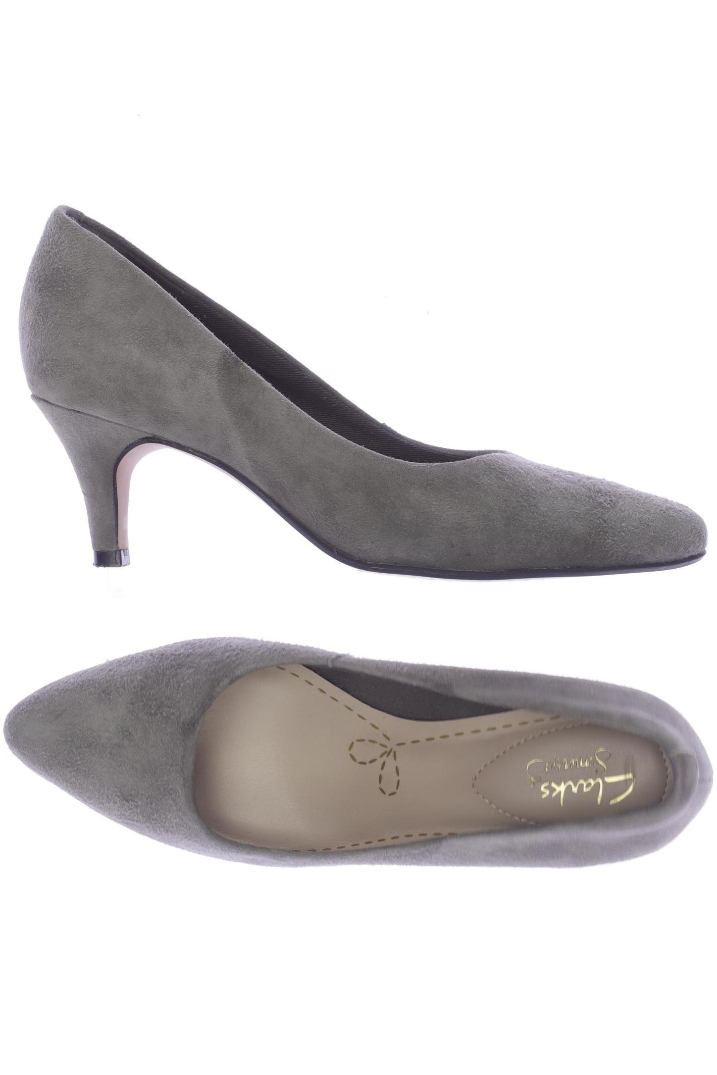 

Clarks Damen Pumps, grau, Gr. 4