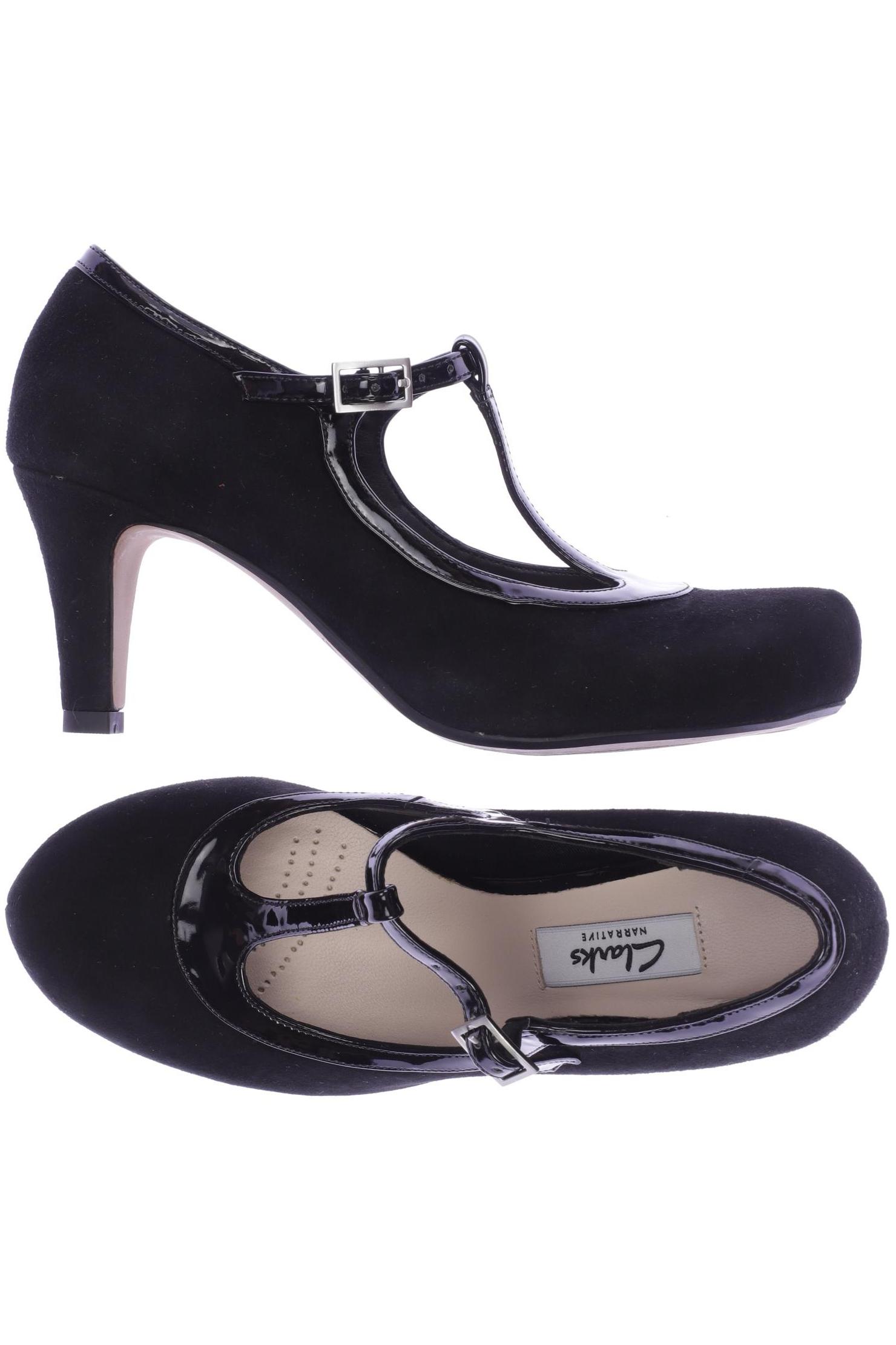 

Clarks Damen Pumps, schwarz, Gr. 3