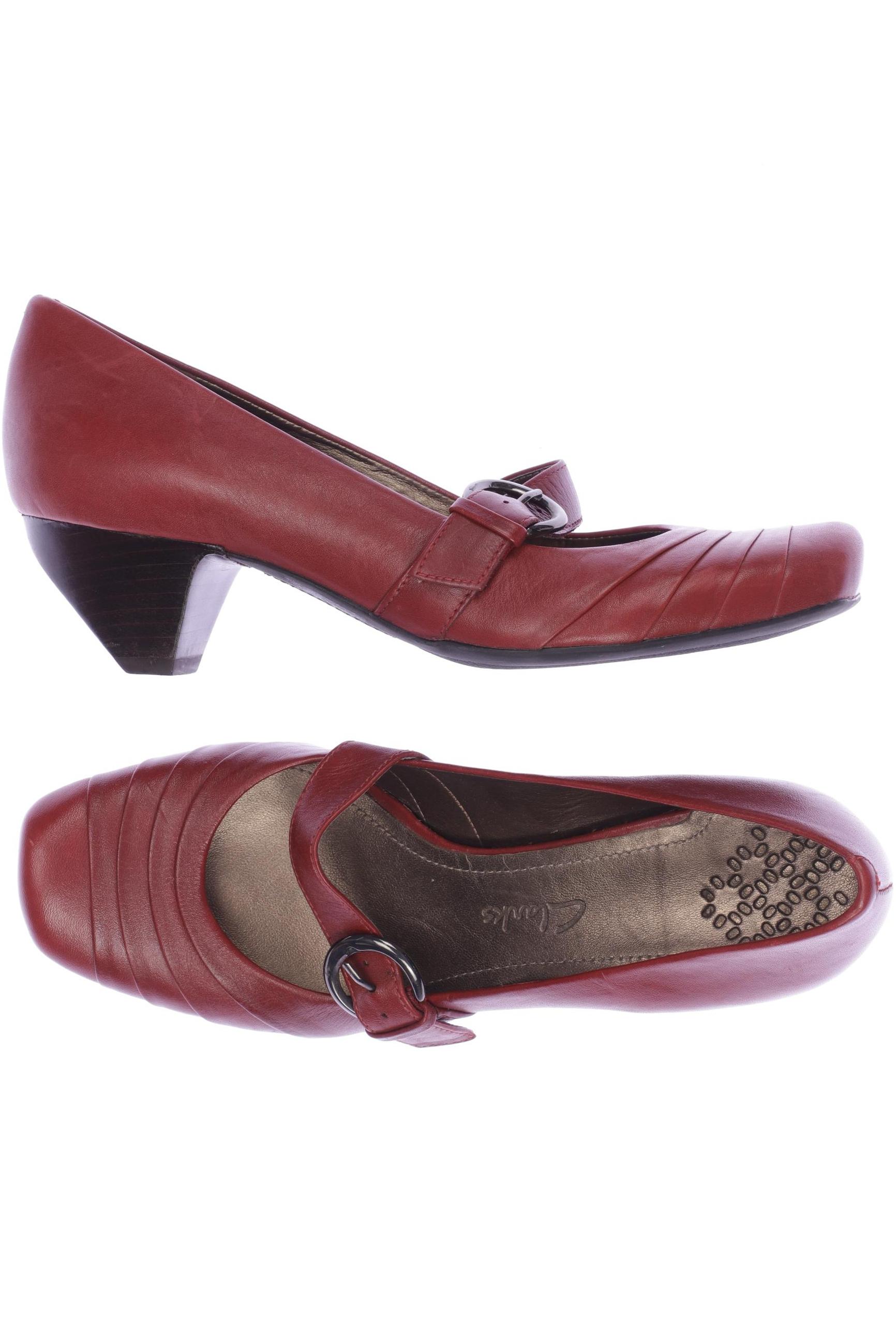 

Clarks Damen Pumps, rot, Gr. 6