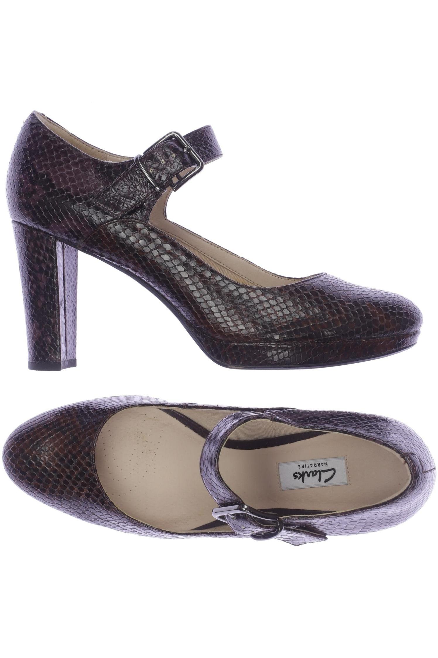 

Clarks Damen Pumps, braun, Gr. 41