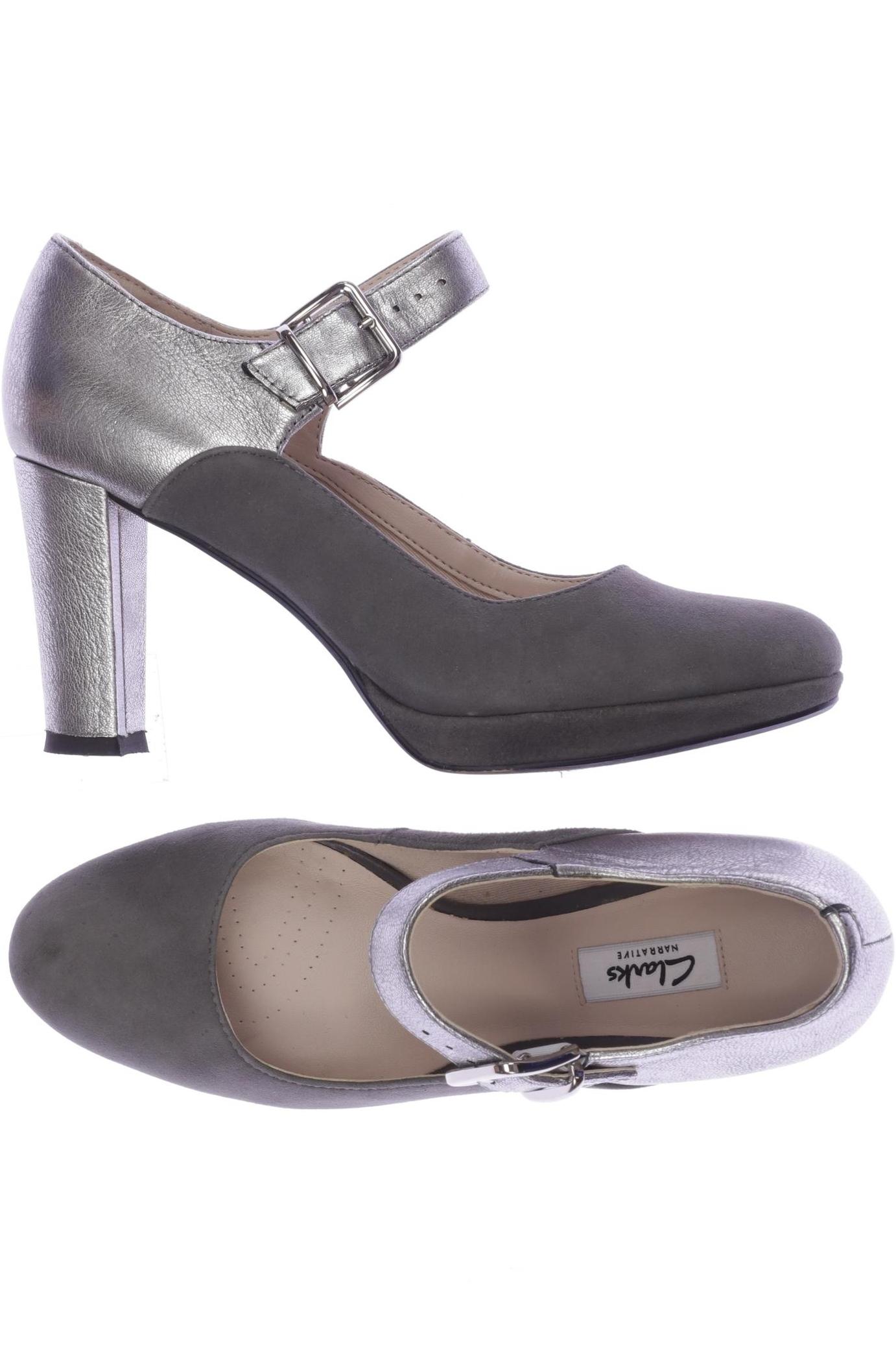 

Clarks Damen Pumps, grau, Gr. 40