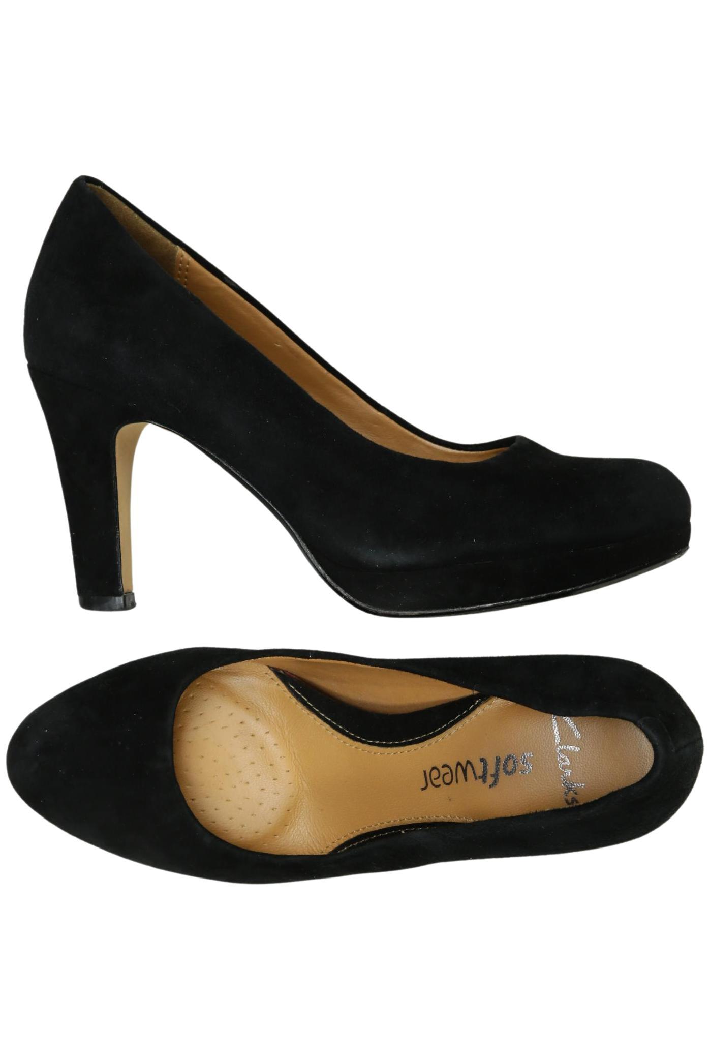 

Clarks Damen Pumps, schwarz, Gr. 4