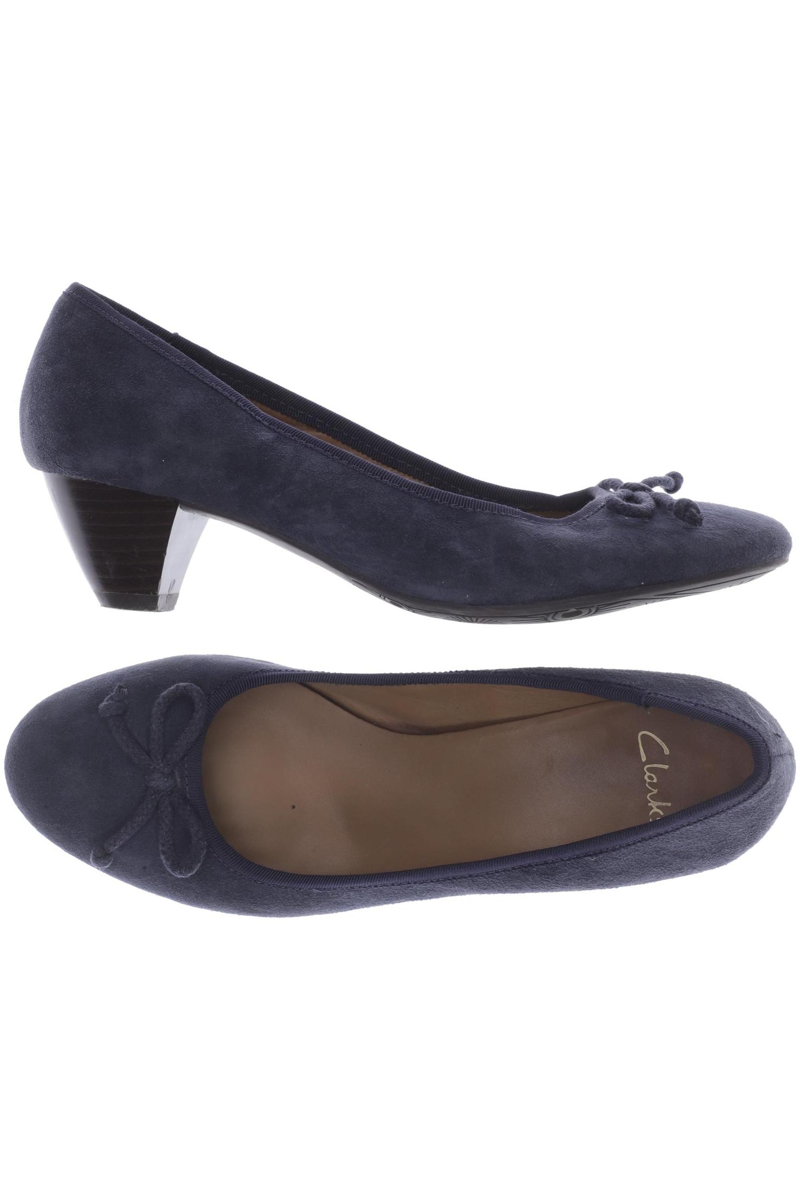 

Clarks Damen Pumps, marineblau, Gr. 5