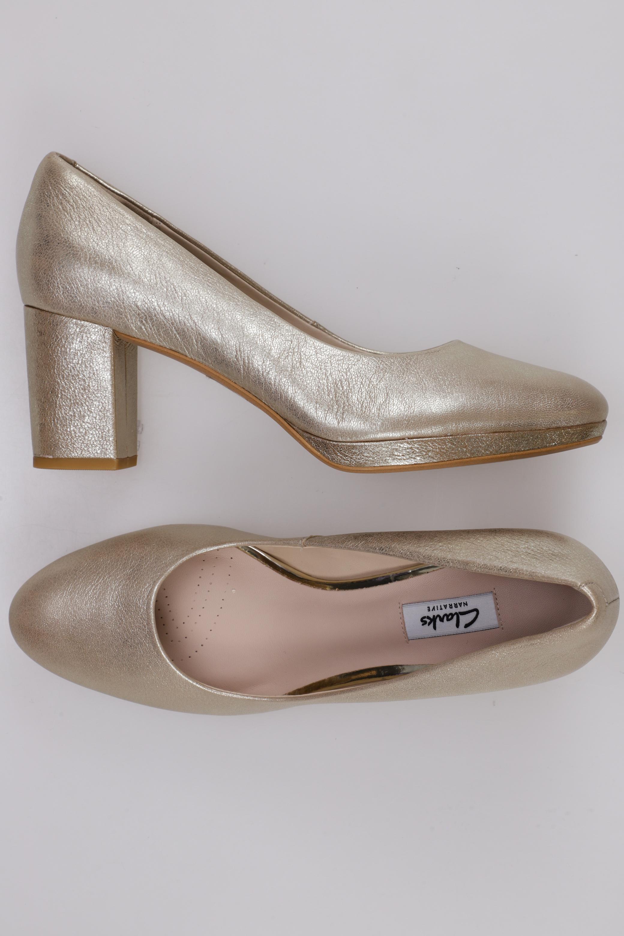 

Clarks Damen Pumps, gold, Gr. 41