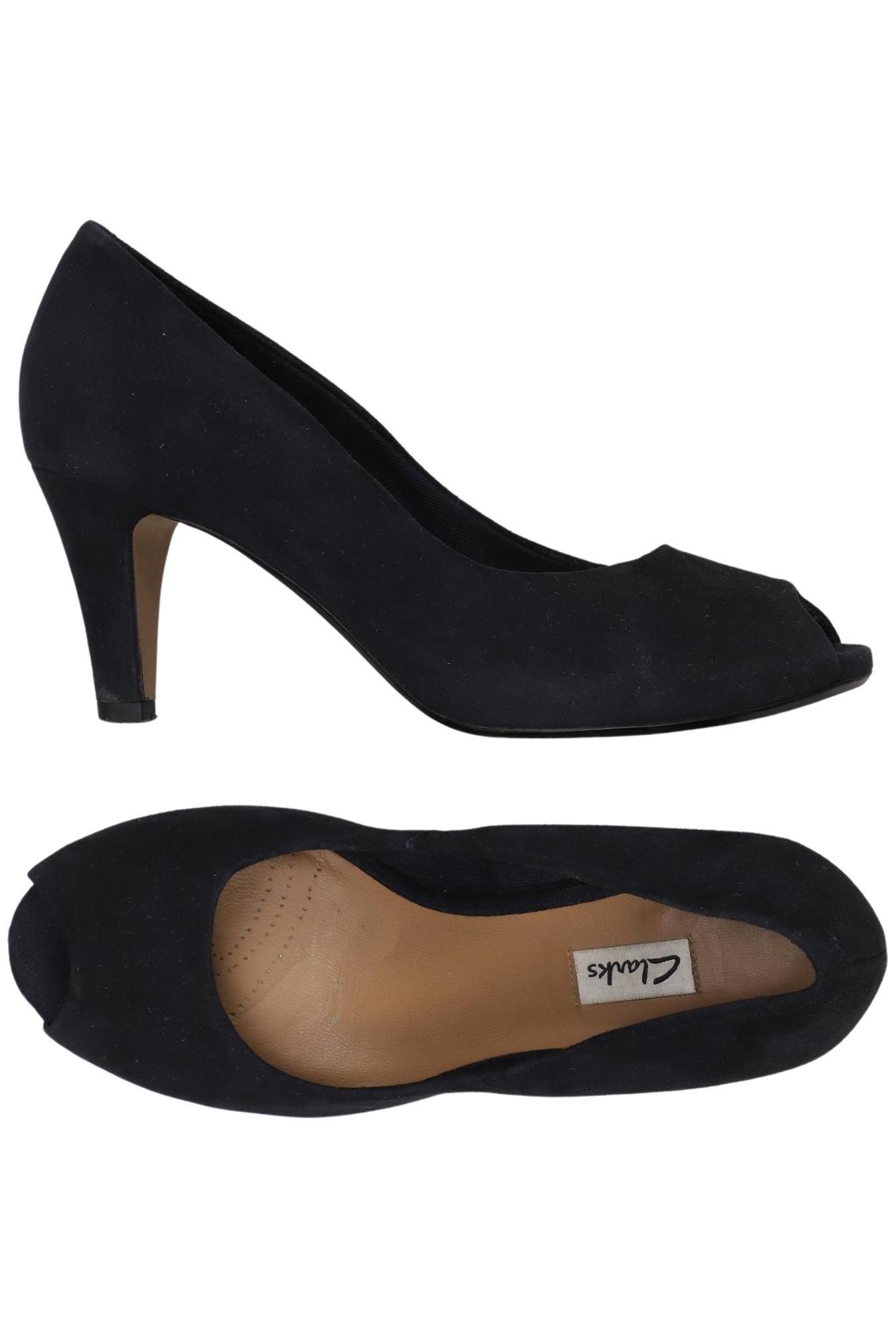 

Clarks Damen Pumps, marineblau, Gr. 5