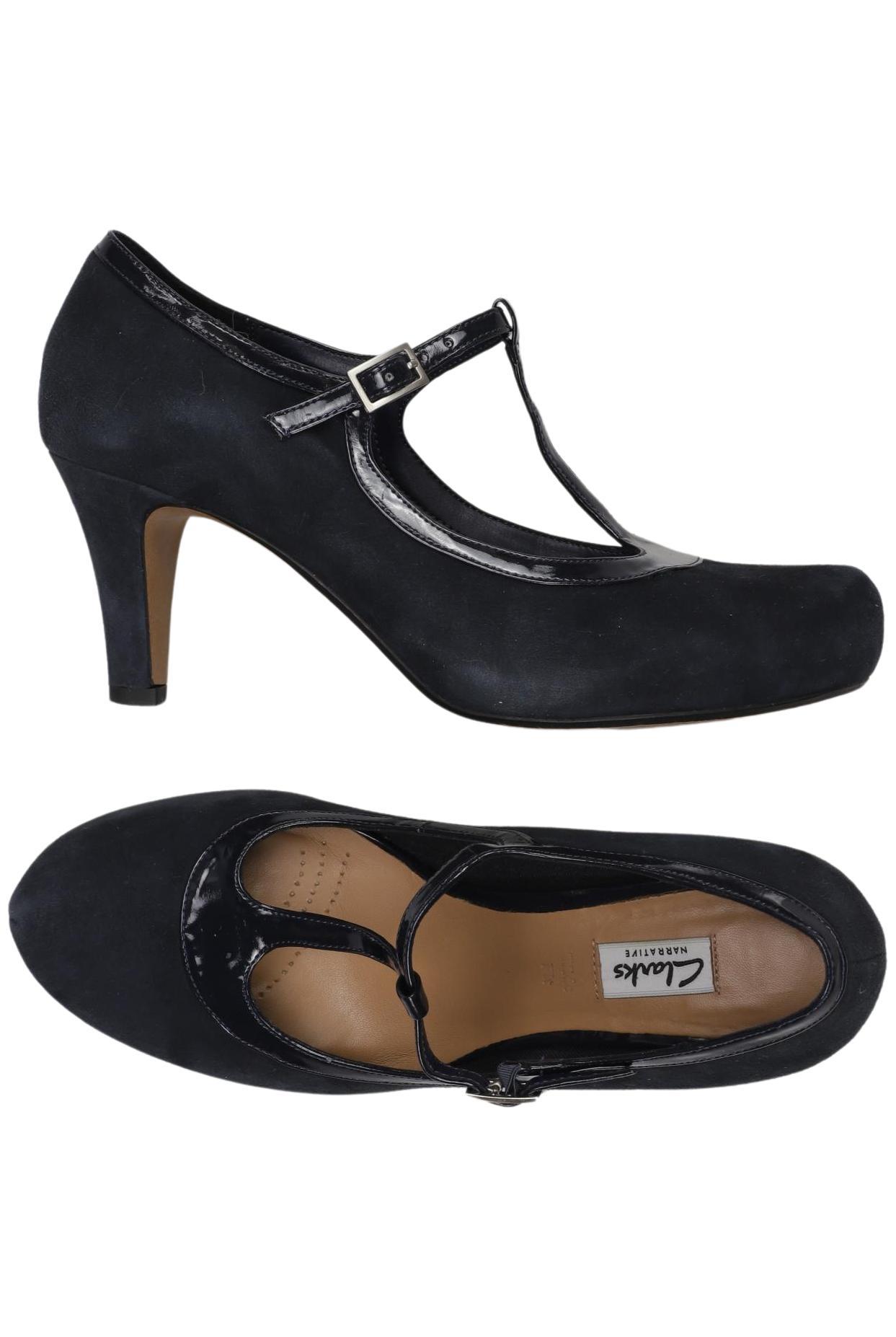 

Clarks Damen Pumps, marineblau, Gr. 6