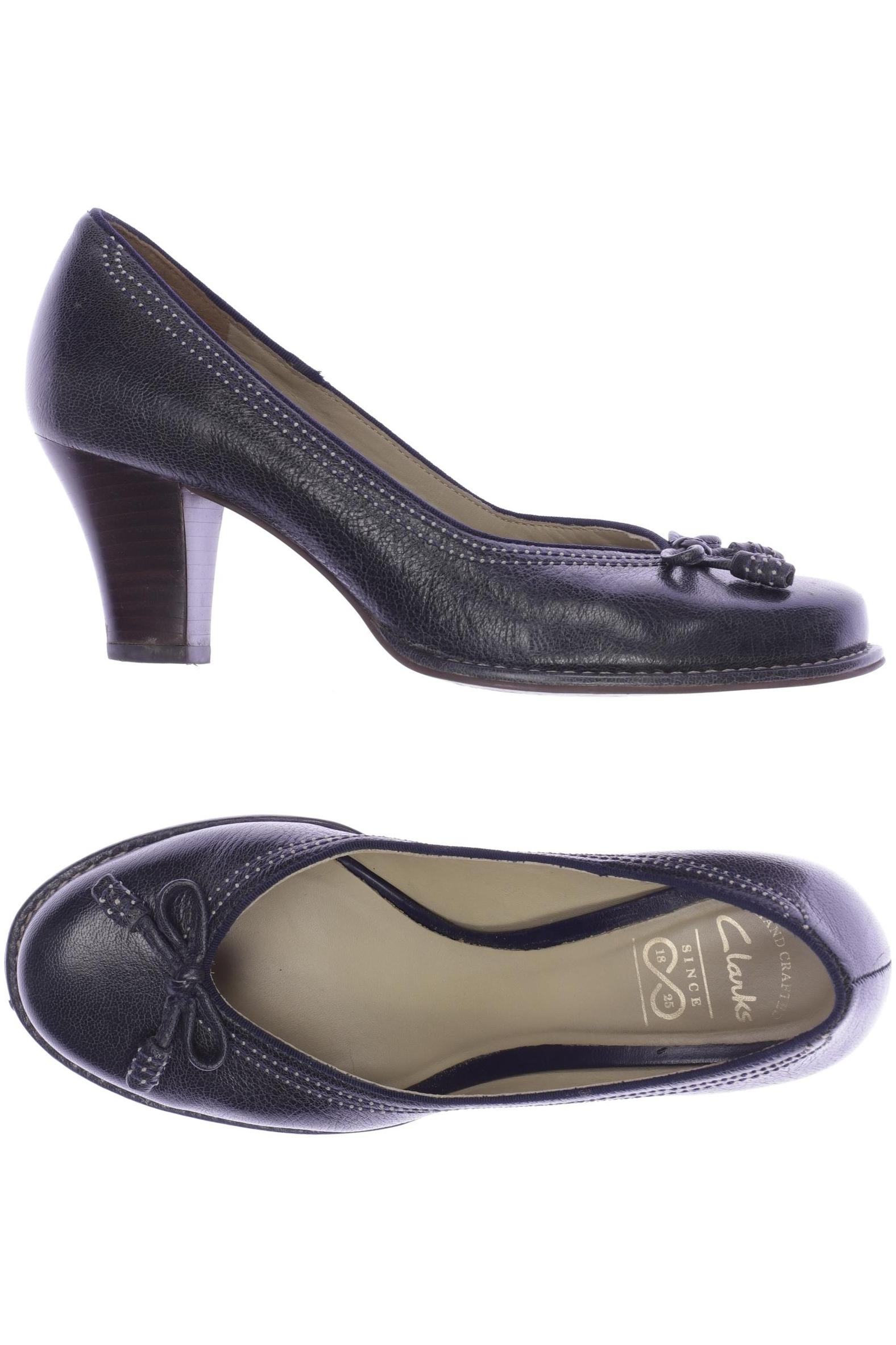 

Clarks Damen Pumps, marineblau, Gr. 5