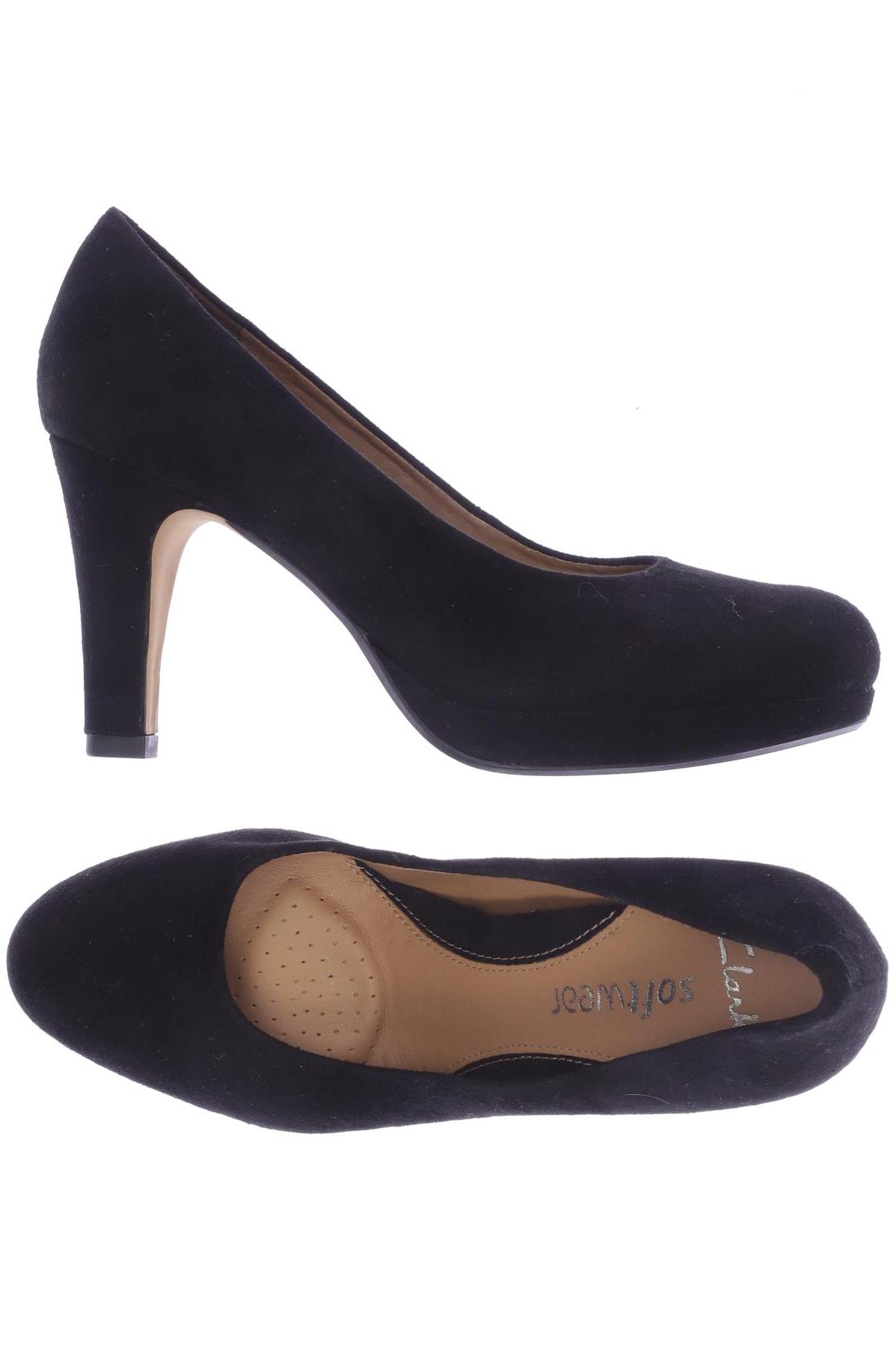

Clarks Damen Pumps, schwarz, Gr. 4