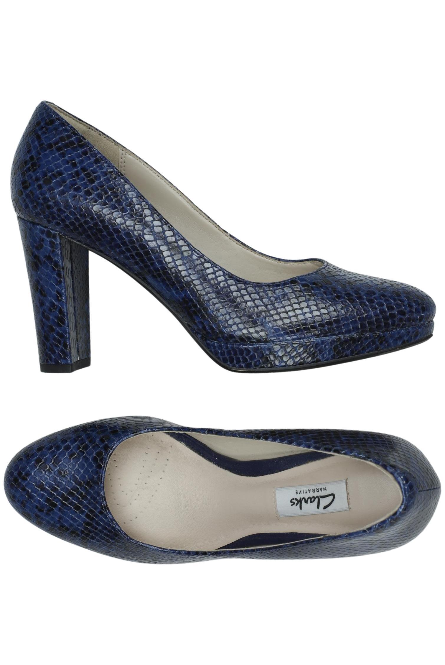 

Clarks Damen Pumps, blau, Gr. 38