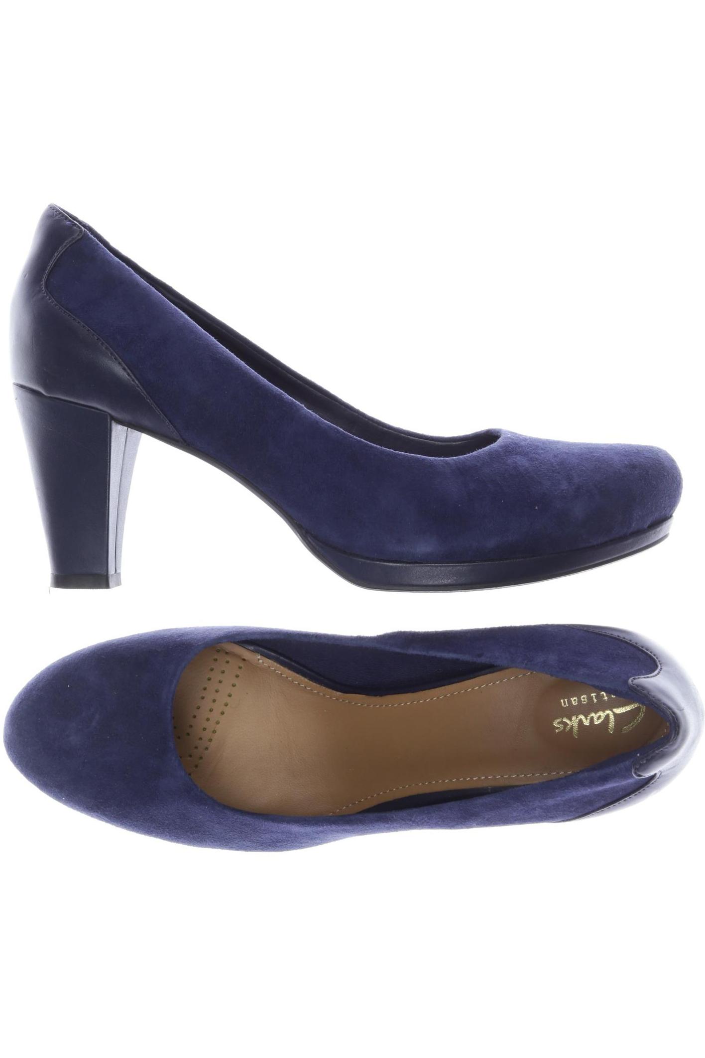 

Clarks Damen Pumps, marineblau, Gr. 42