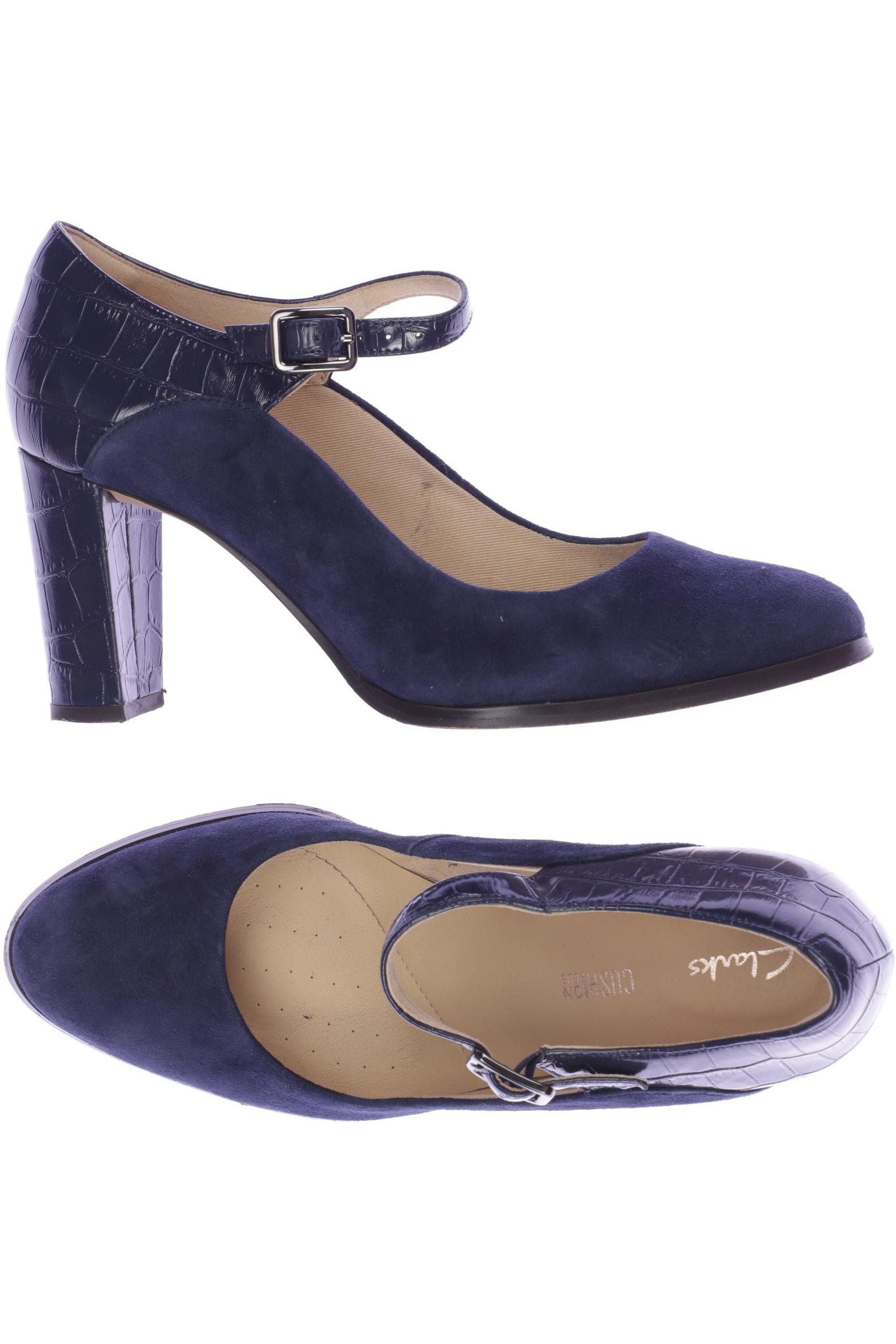 

Clarks Damen Pumps, marineblau, Gr. 39