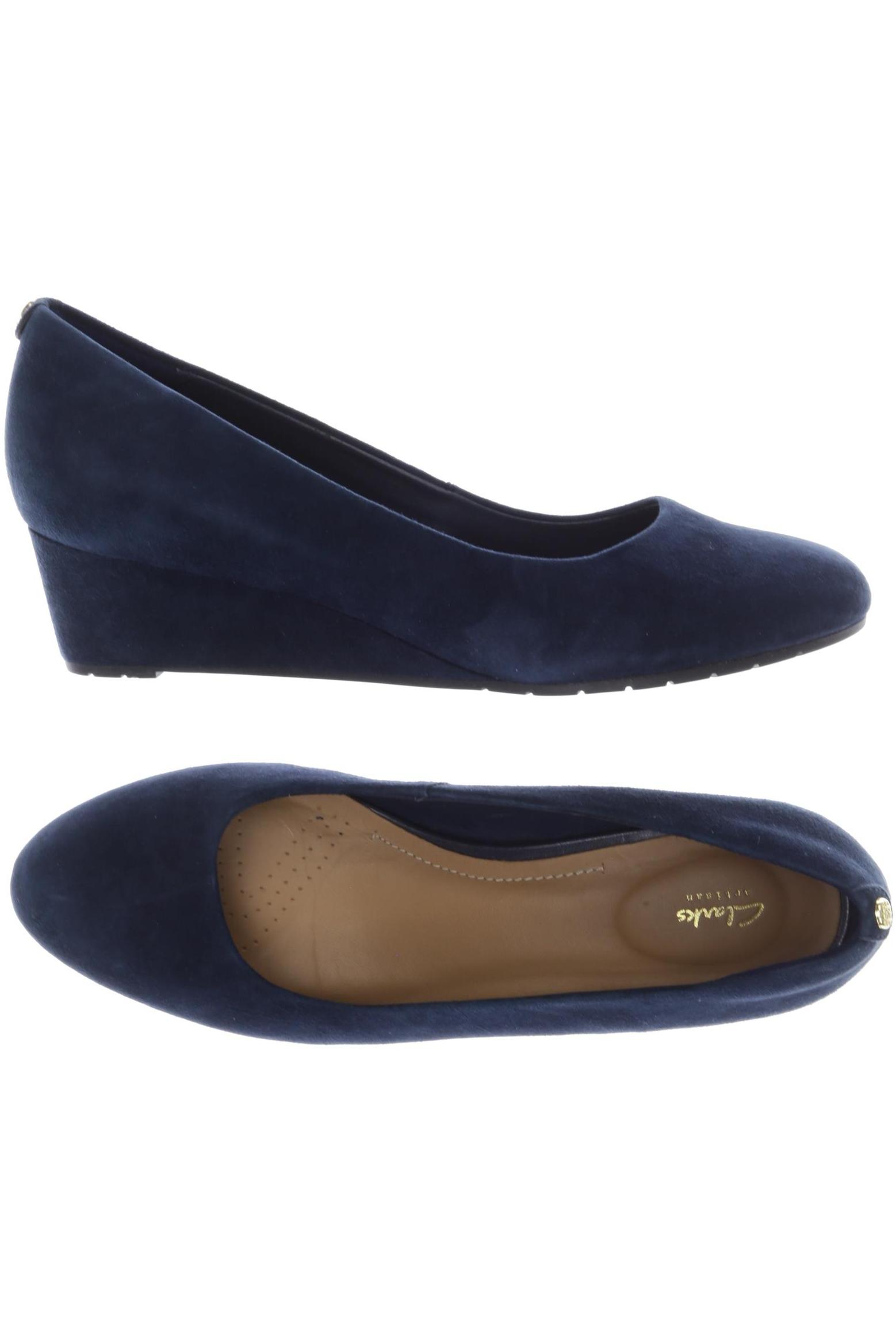 

Clarks Damen Pumps, marineblau, Gr. 40