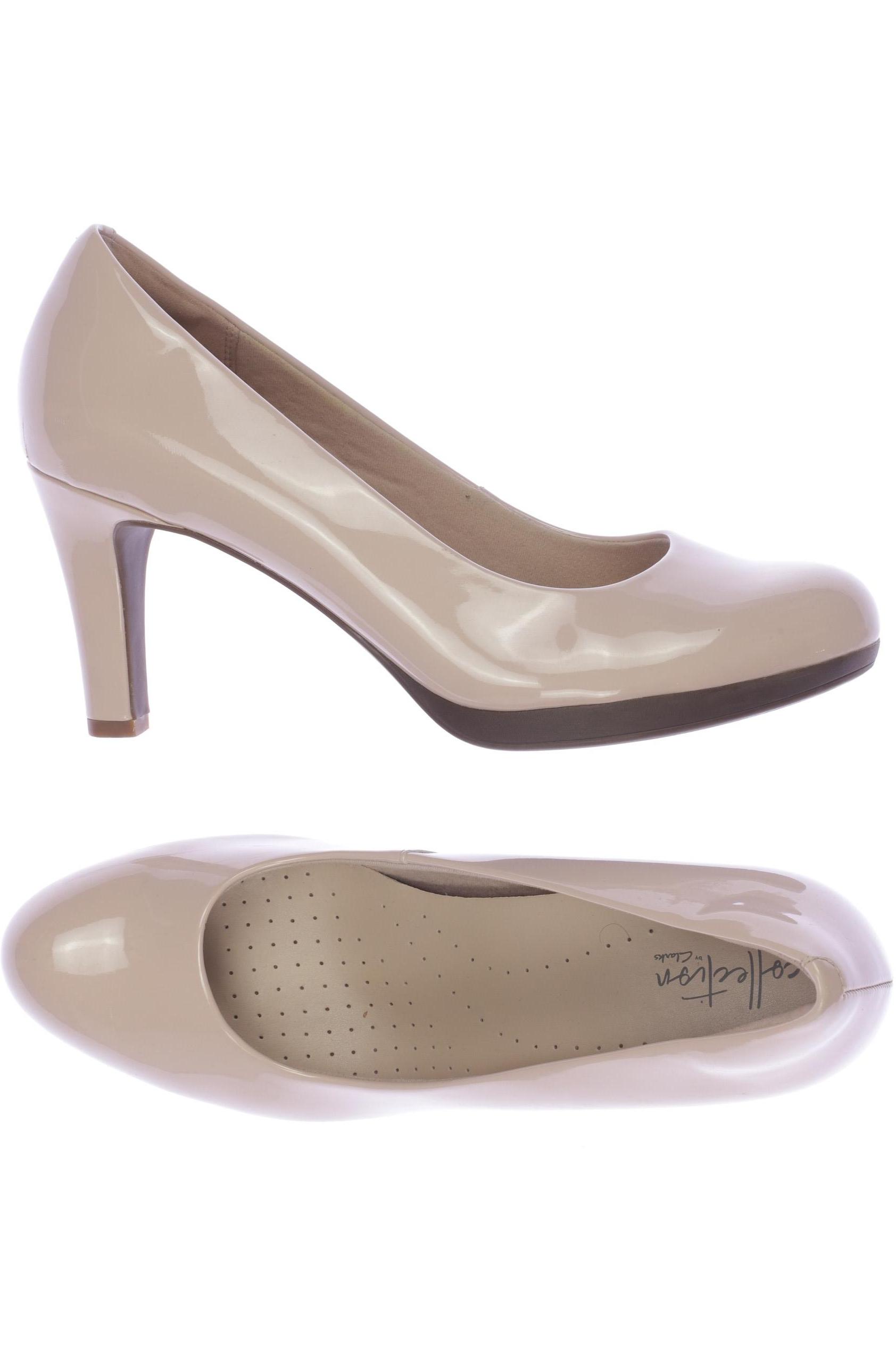

Clarks Damen Pumps, beige, Gr. 41.5