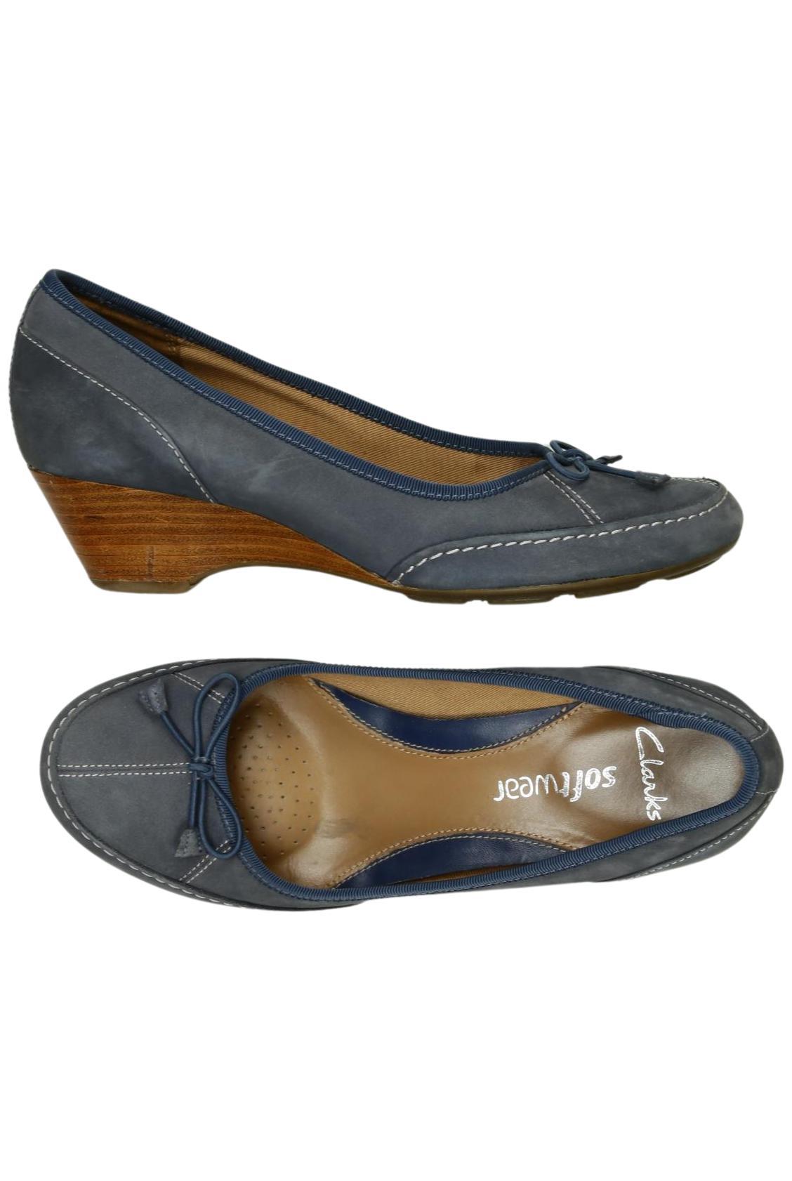 

Clarks Damen Pumps, blau, Gr. 5