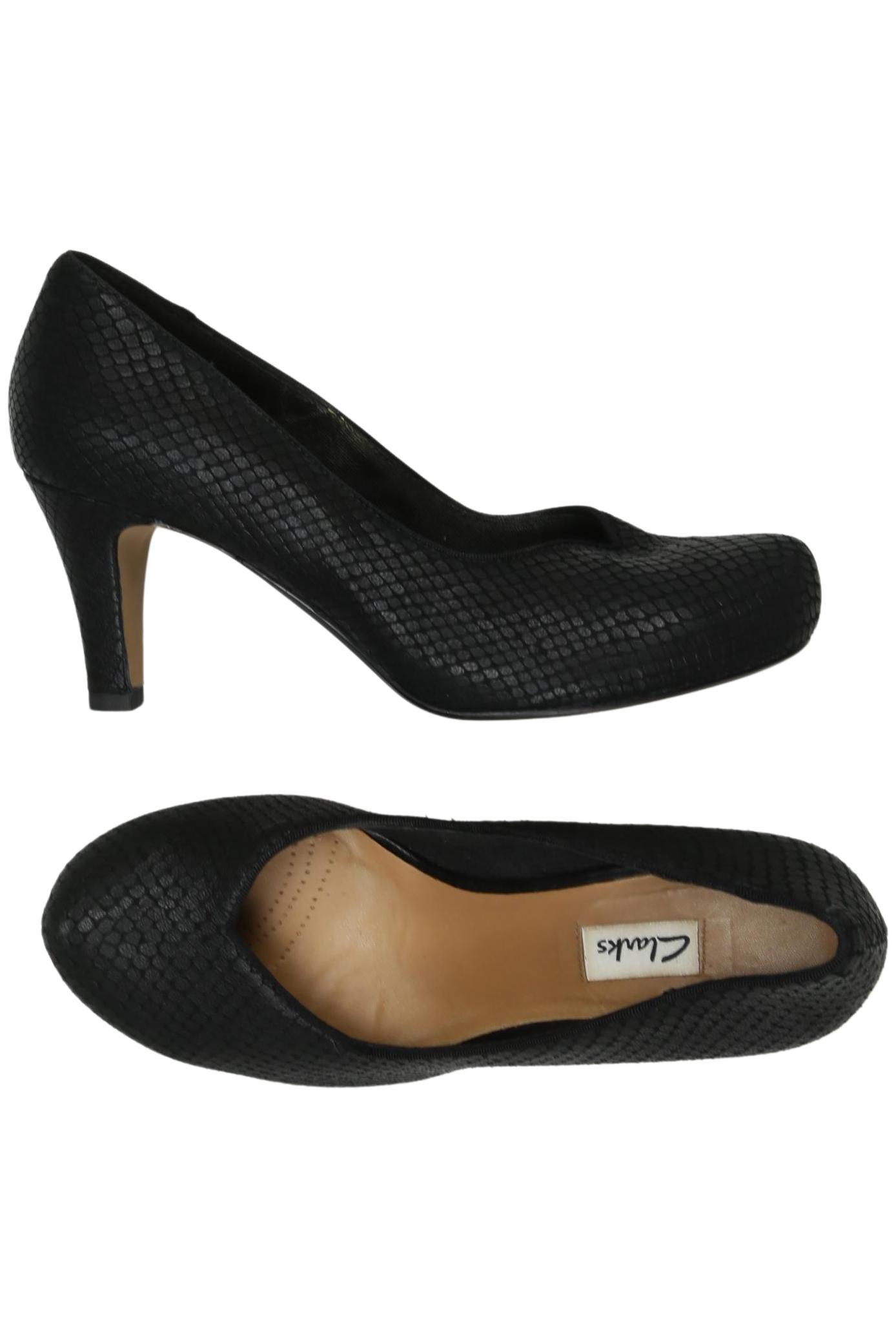 

Clarks Damen Pumps, schwarz, Gr. 4
